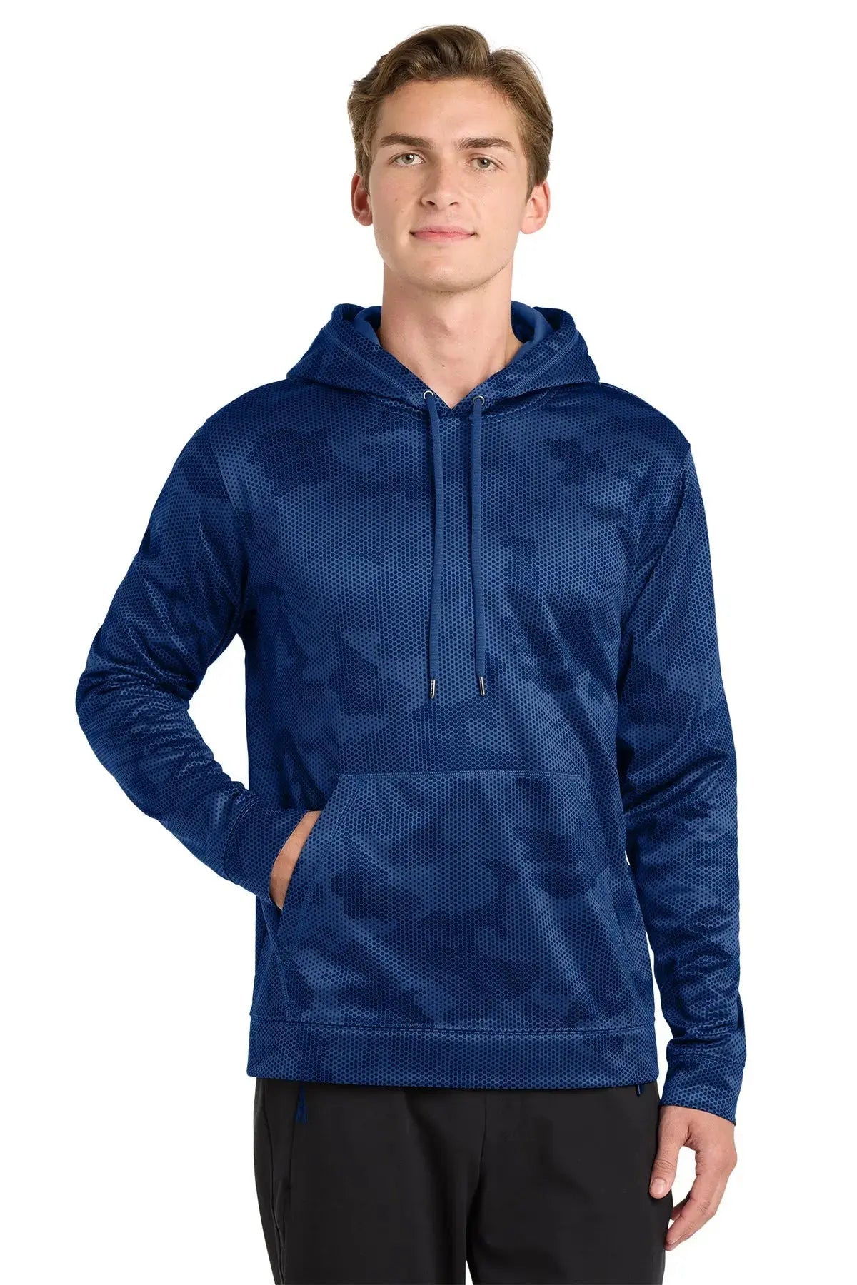 Sport-Tek® Sport-Wick® CamoHex Fleece Hooded Pullover #ST240 Game Over Merch