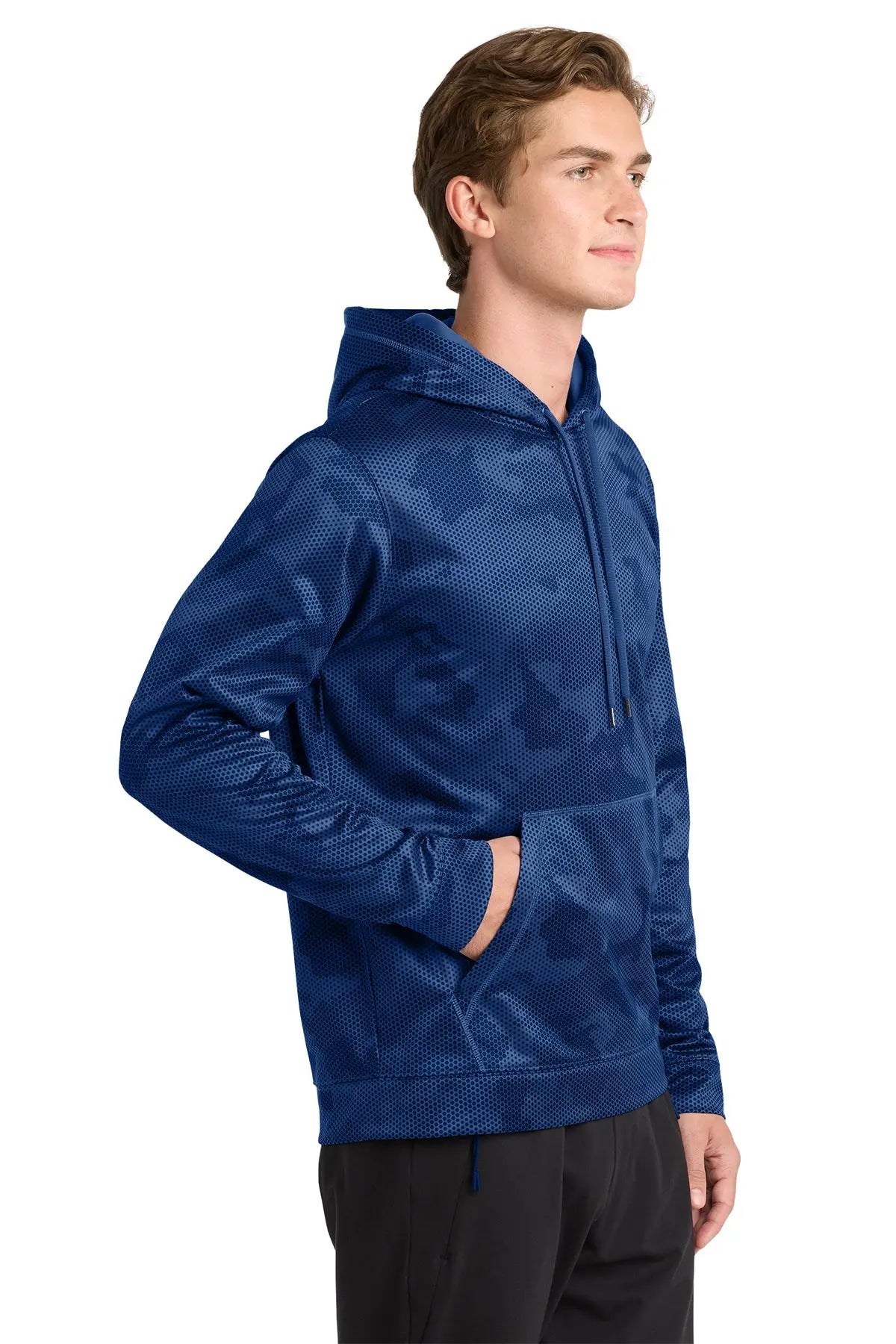 Sport-Tek® Sport-Wick® CamoHex Fleece Hooded Pullover #ST240