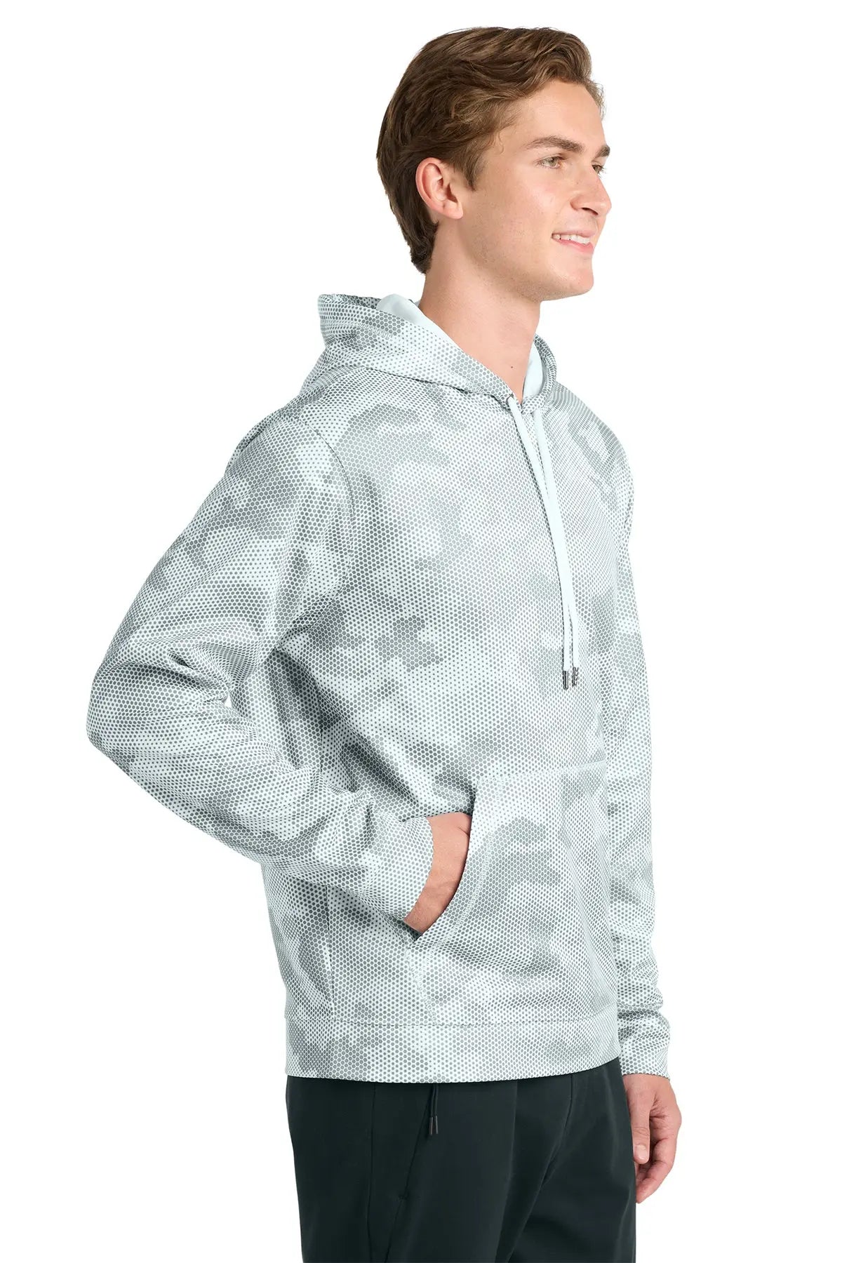 Sport-Tek® Sport-Wick® CamoHex Fleece Hooded Pullover #ST240