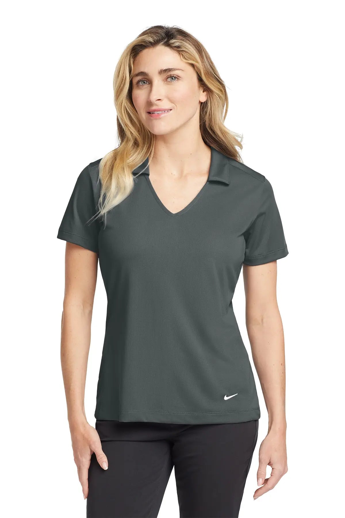 Nike Women's Dri-FIT Vertical Mesh Polo #637165Game Over Merch