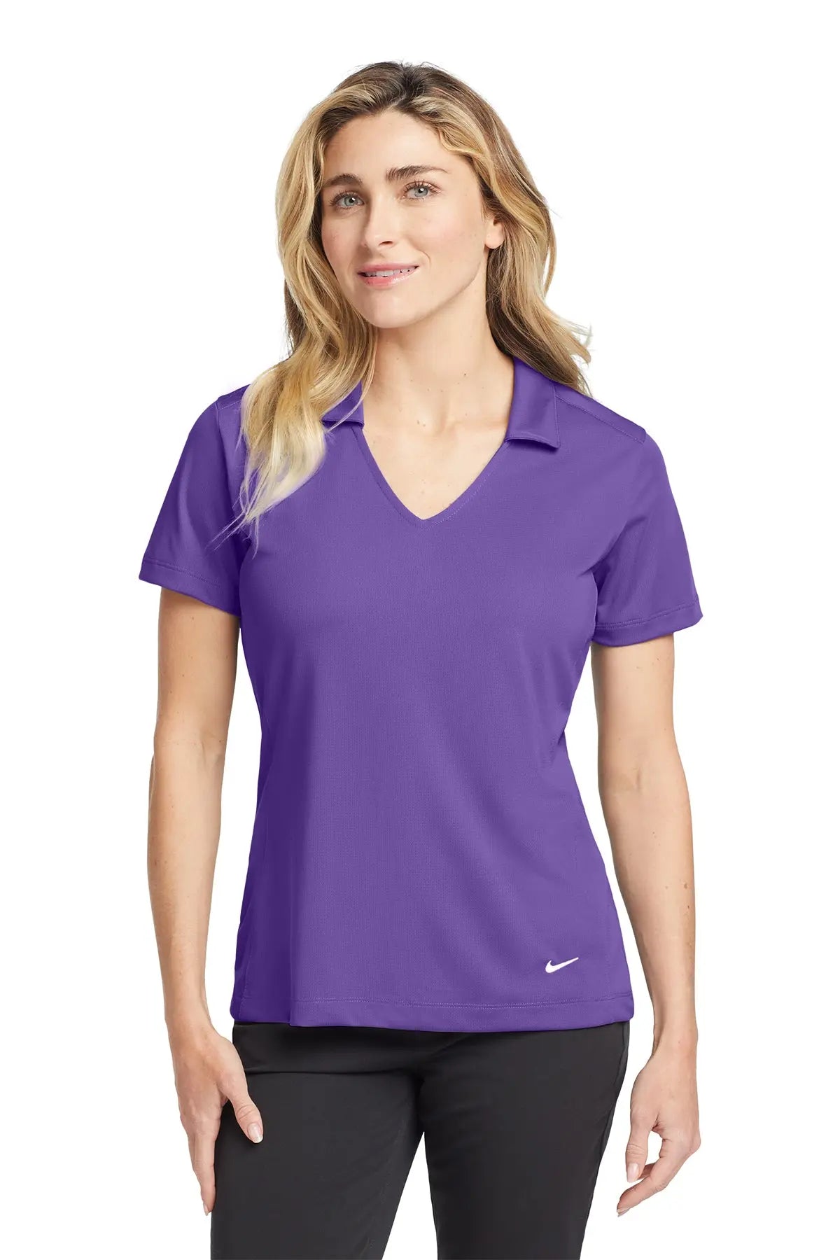 Nike Women's Dri-FIT Vertical Mesh Polo #637165Game Over Merch