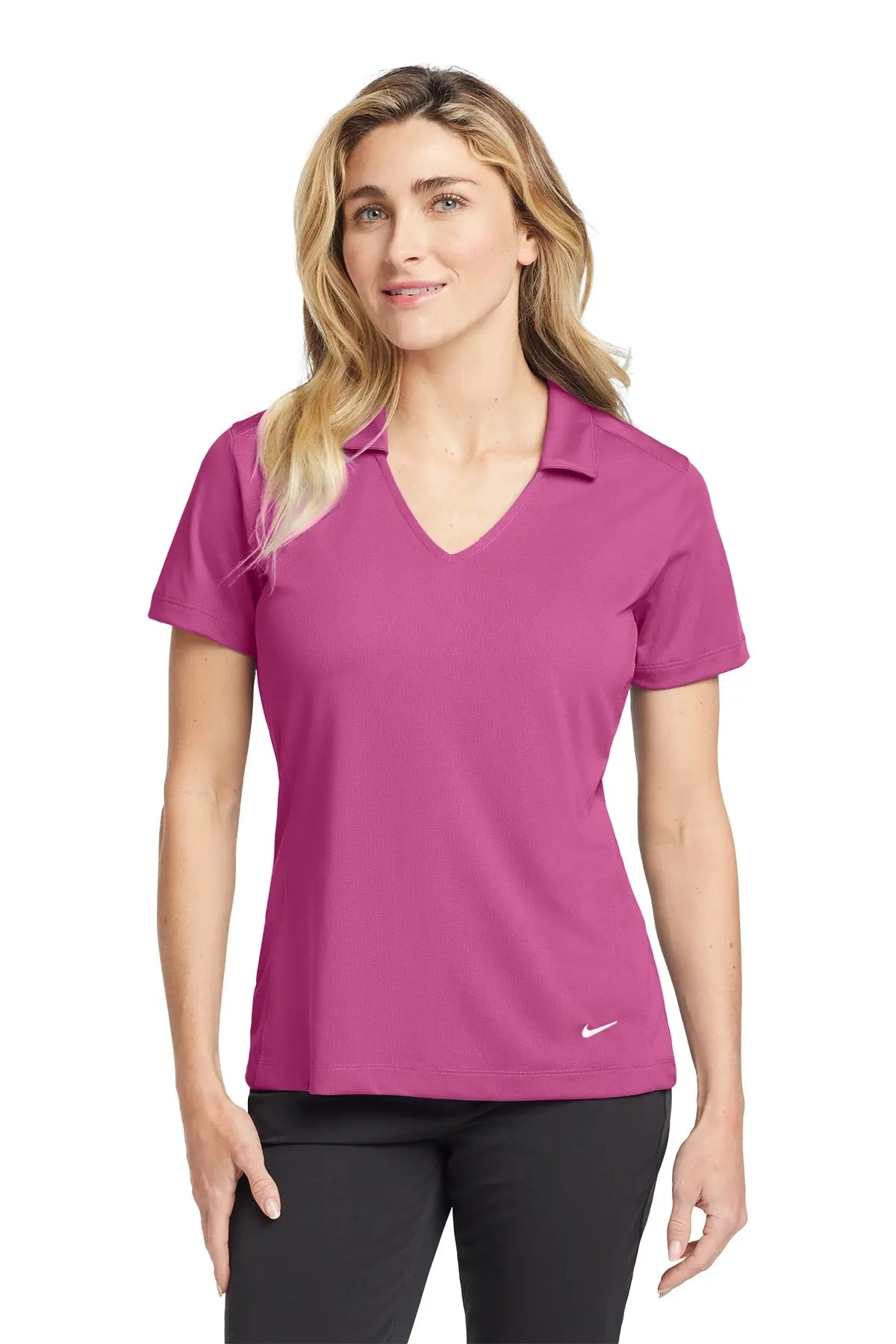 Nike Women's Dri-FIT Vertical Mesh Polo #637165Game Over Merch