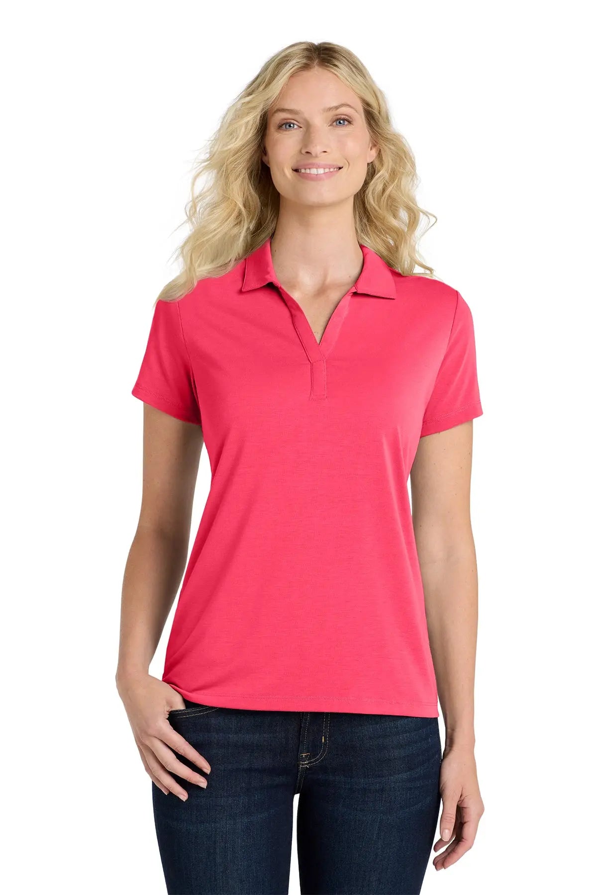 Port Authority® Women's Cotton Touch™ Performance Polo #L568Game Over Merch