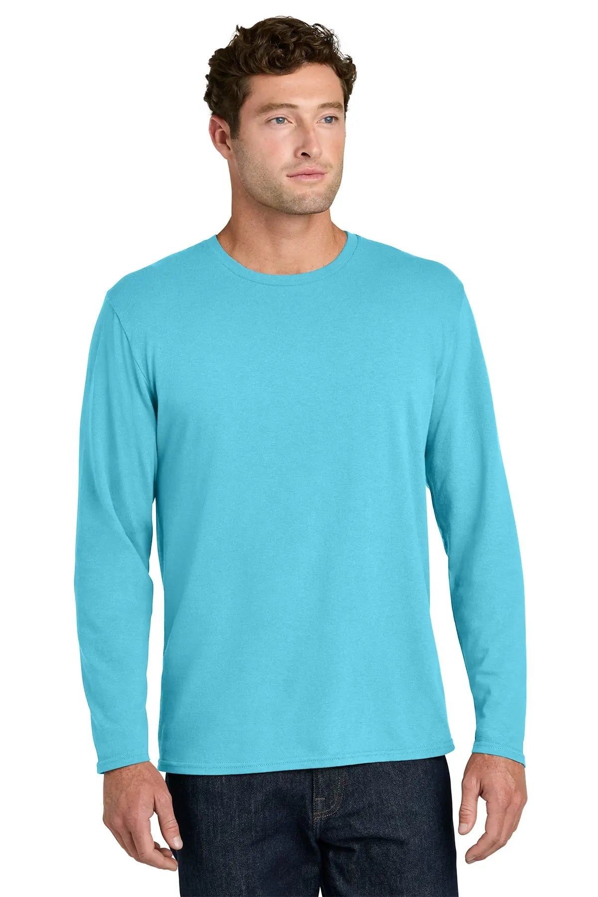 Port & Co™ Easy Cotton Long Sleeve Tee #PC43LS