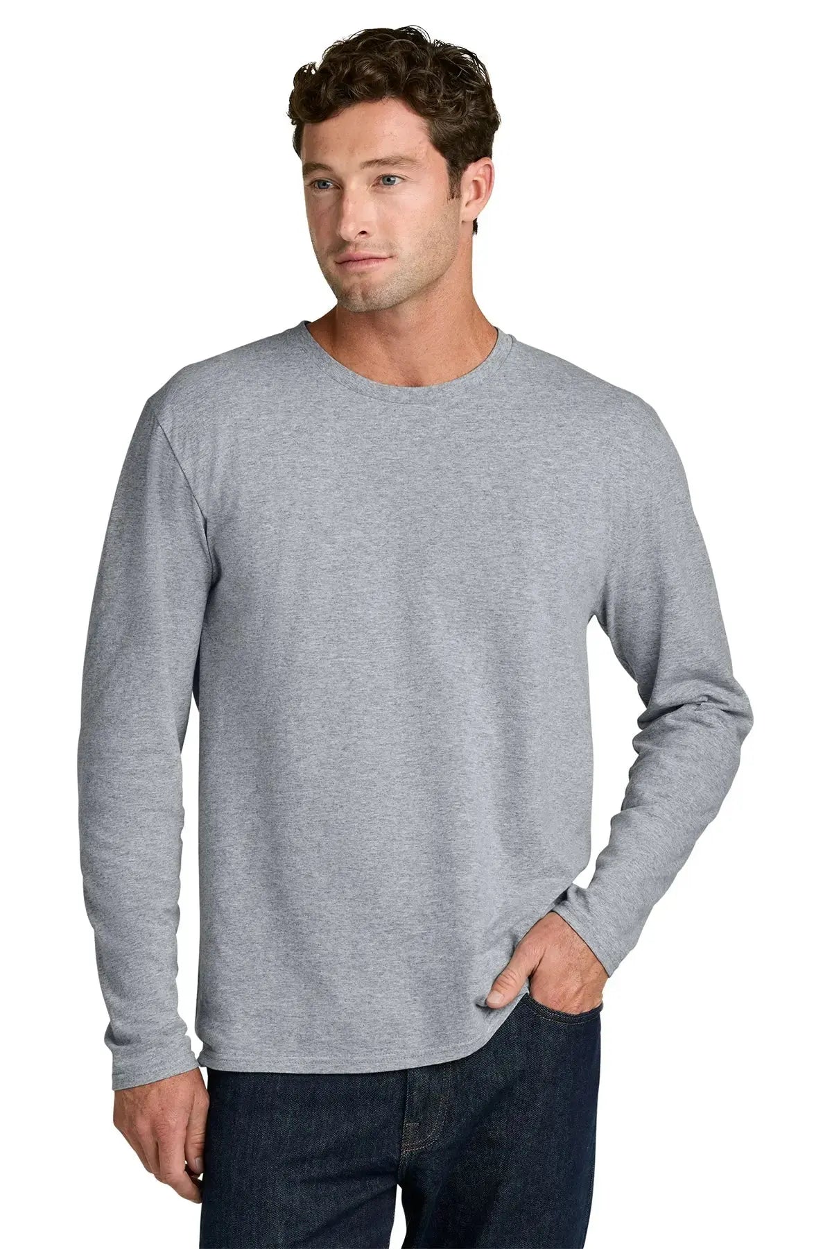 Port & Co™ Easy Cotton Long Sleeve Tee #PC43LS Game Over Merch