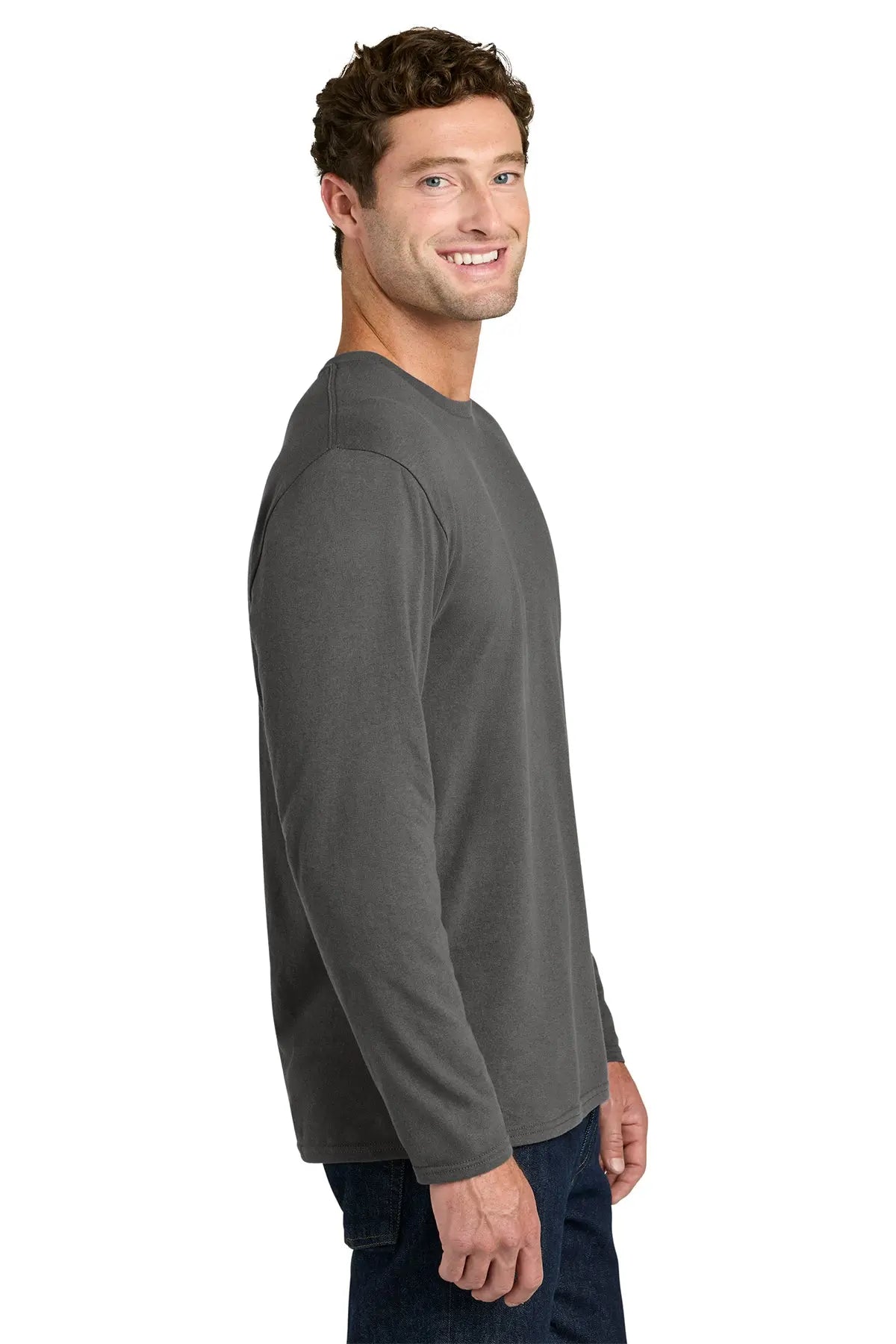 Port & Co™ Easy Cotton Long Sleeve Tee #PC43LS