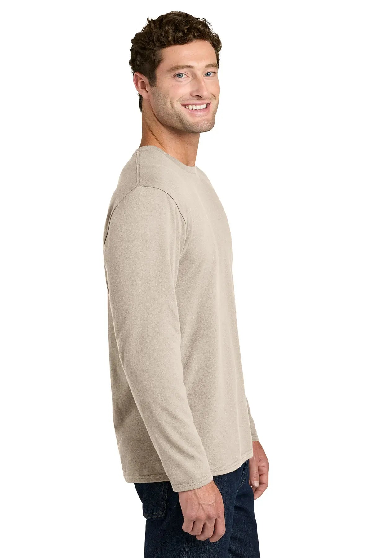 Port & Co™ Easy Cotton Long Sleeve Tee #PC43LS