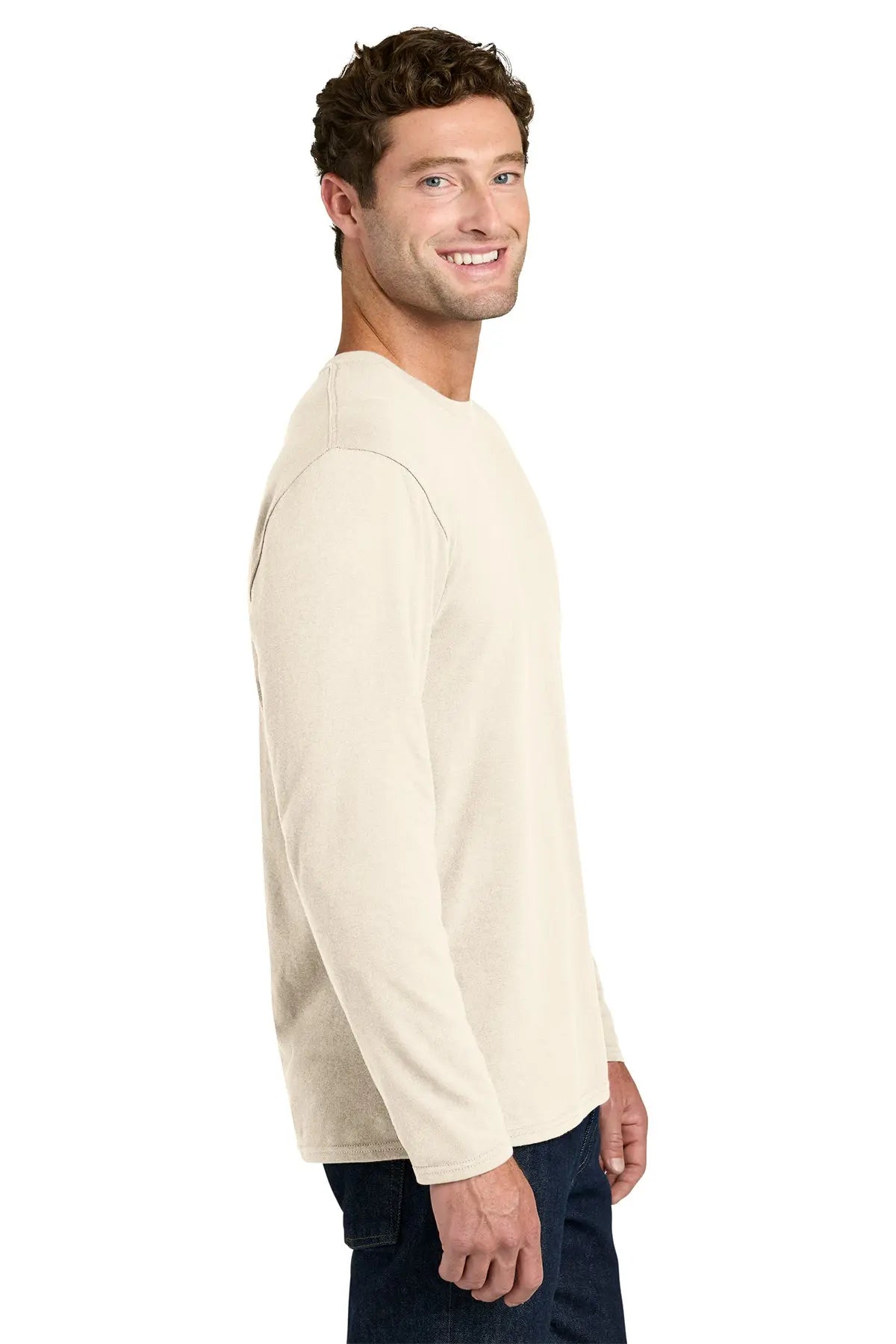 Port & Co™ Easy Cotton Long Sleeve Tee #PC43LS