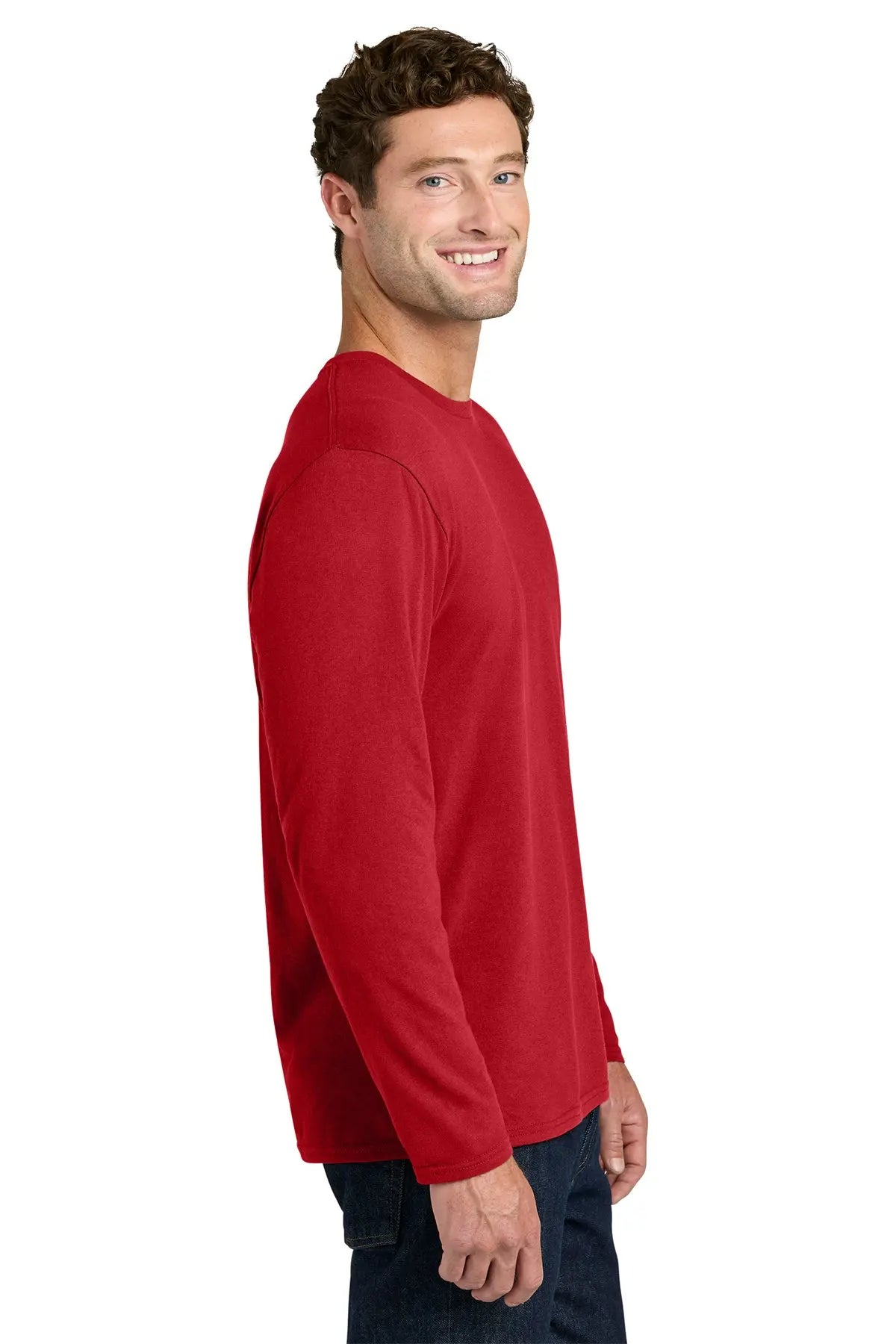 Port & Co™ Easy Cotton Long Sleeve Tee #PC43LS