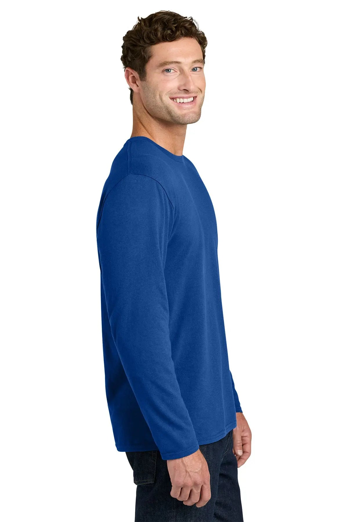 Port & Co™ Easy Cotton Long Sleeve Tee #PC43LS