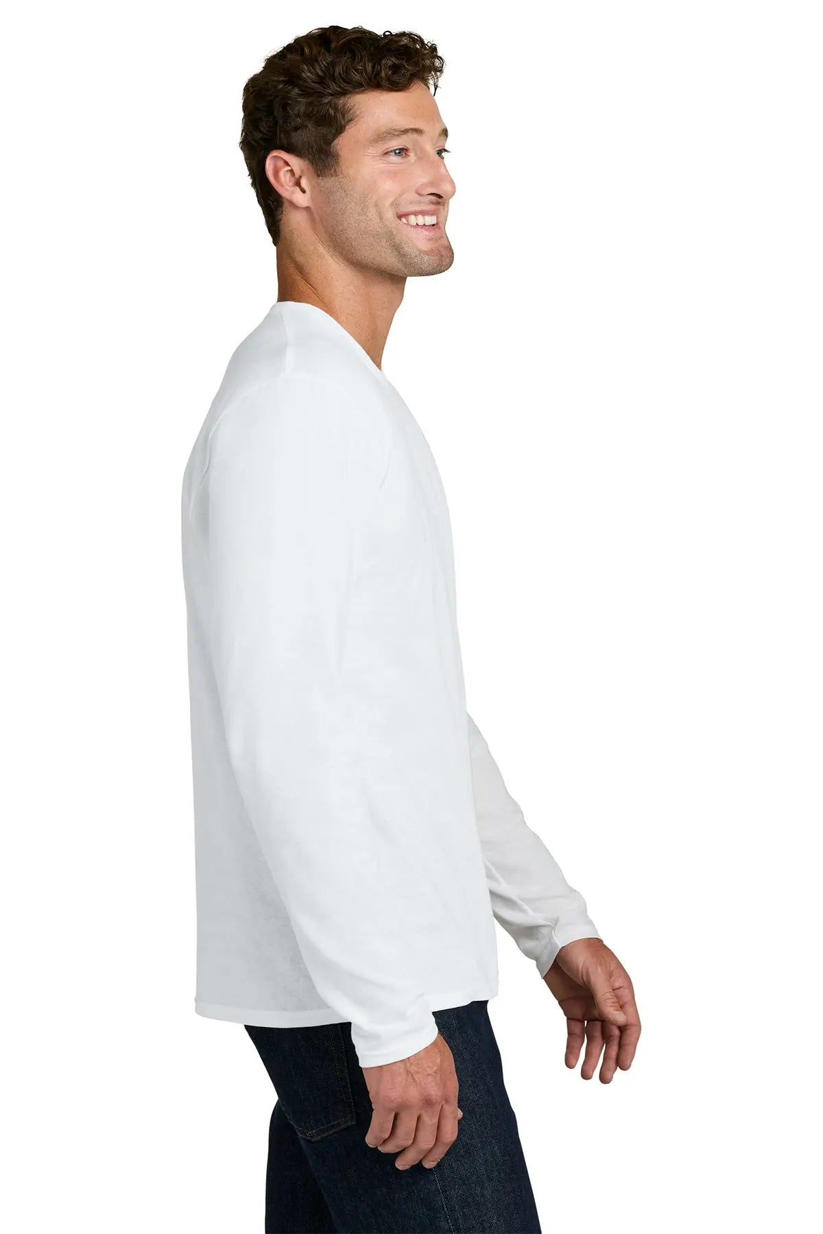 Port & Co™ Easy Cotton Long Sleeve Tee #PC43LS