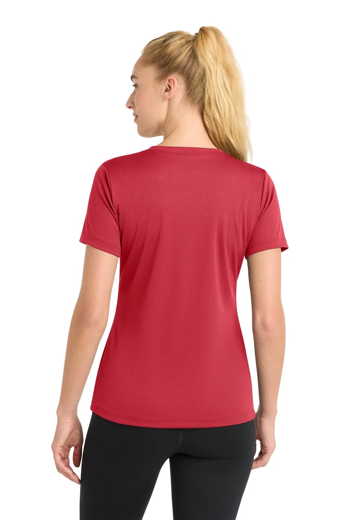 Sport-Tek® Women's PosiCharge® RacerMesh® V-Neck Tee #LST340