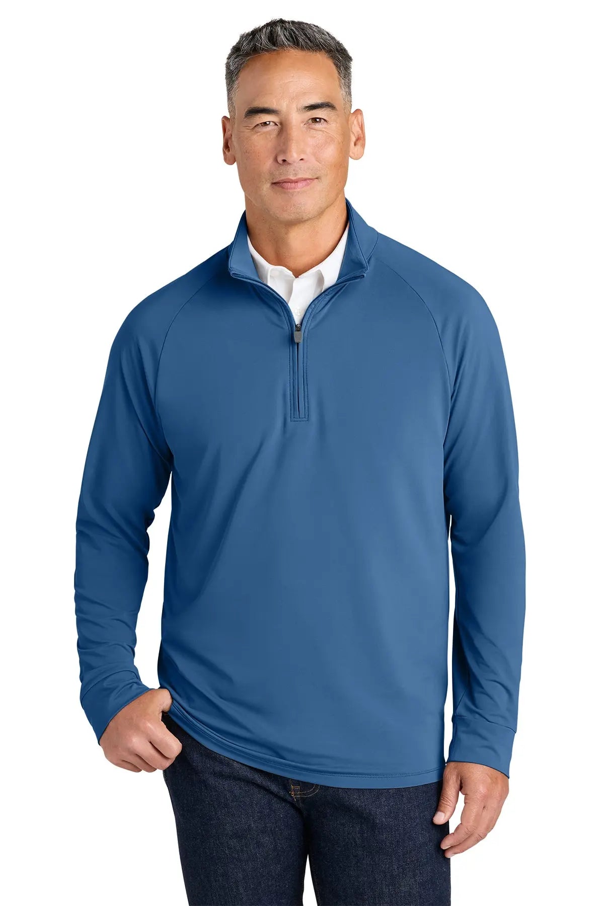 Brooks Brothers® Luxe Performance 1/4-Zip #BB18214 Game Over Merch
