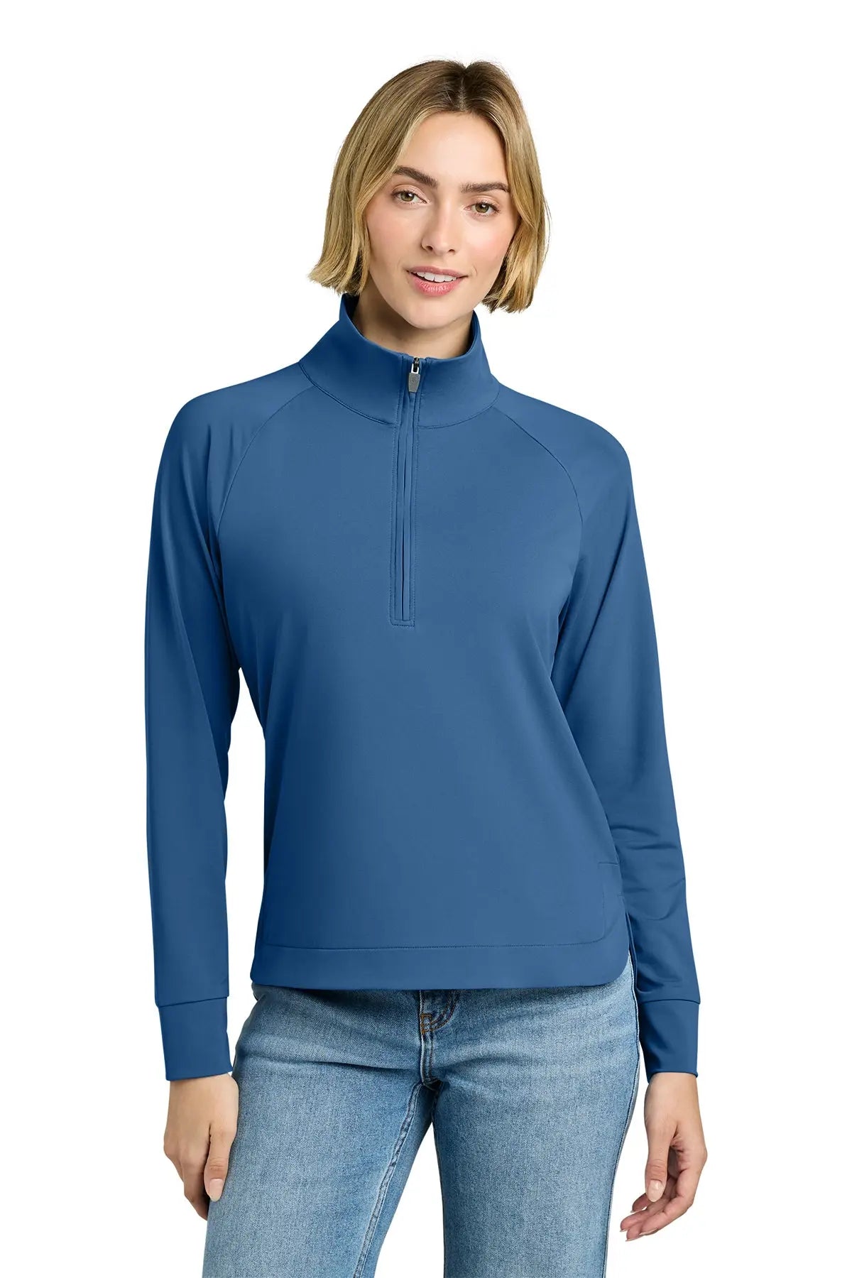Brooks Brothers® Women’s Luxe Performance 1/4-Zip #BB18215 Game Over Merch