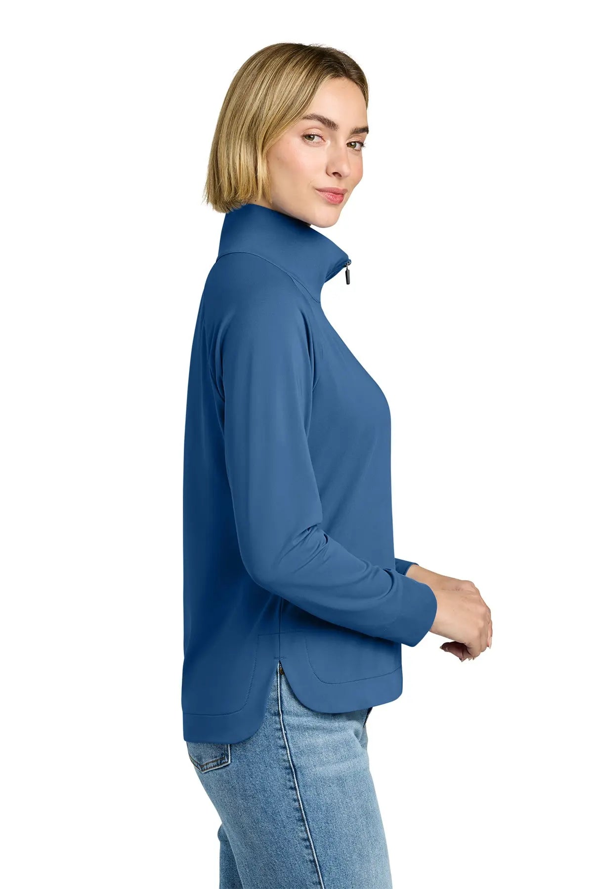 Brooks Brothers® Women’s Luxe Performance 1/4-Zip #BB18215 Game Over Merch