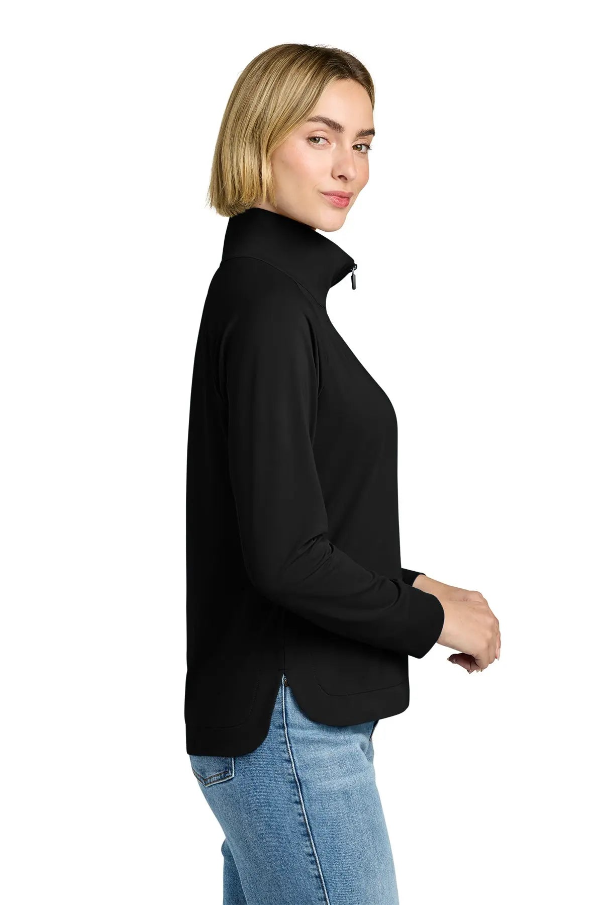 Brooks Brothers® Women’s Luxe Performance 1/4-Zip #BB18215 Game Over Merch