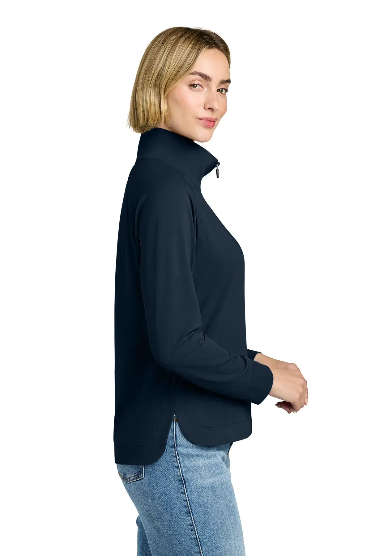 Brooks Brothers® Women’s Luxe Performance 1/4-Zip #BB18215 Game Over Merch