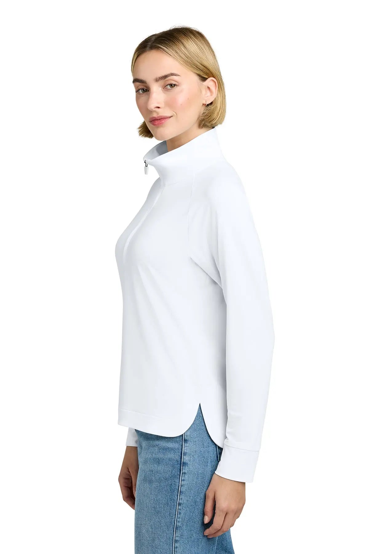 Brooks Brothers® Women’s Luxe Performance 1/4-Zip #BB18215 Game Over Merch