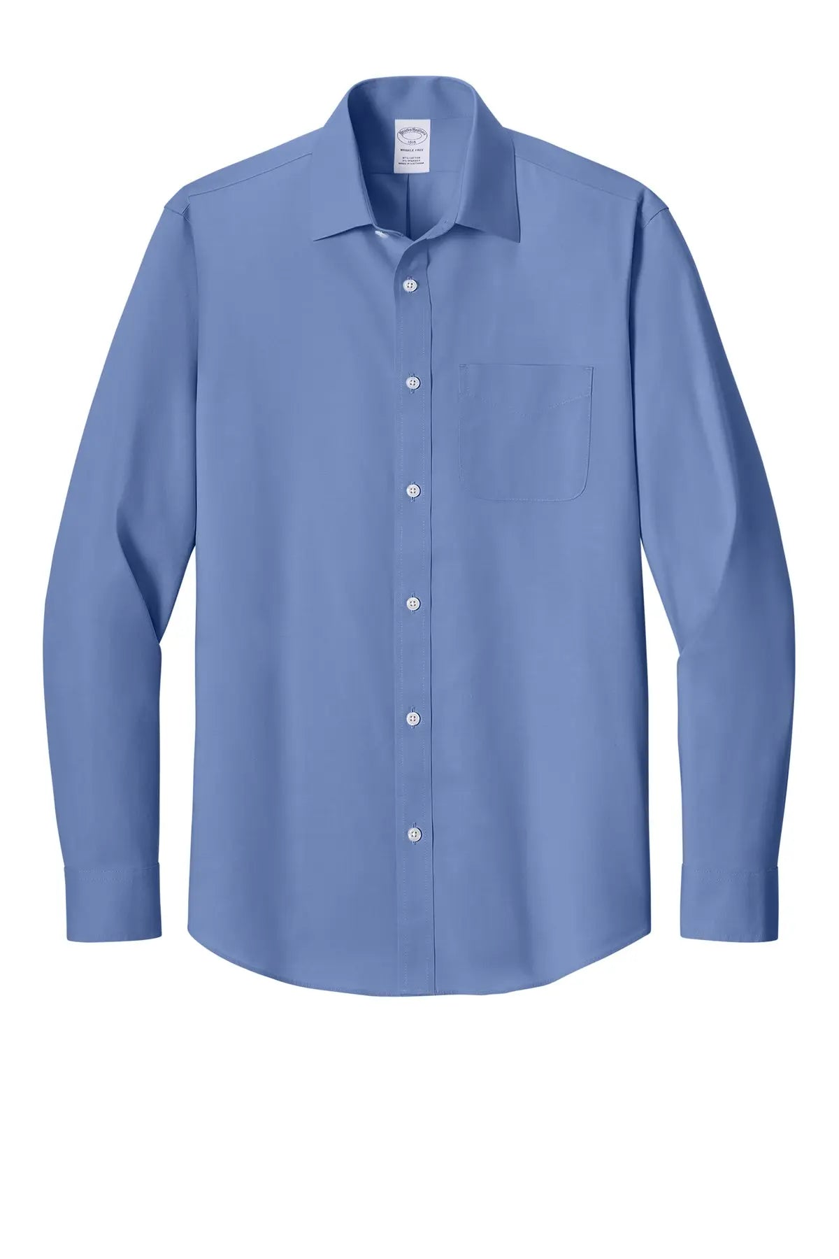 Brooks Brothers® Wrinkle-Free Stretch Pinpoint Spread Collar Shirt #BB18012