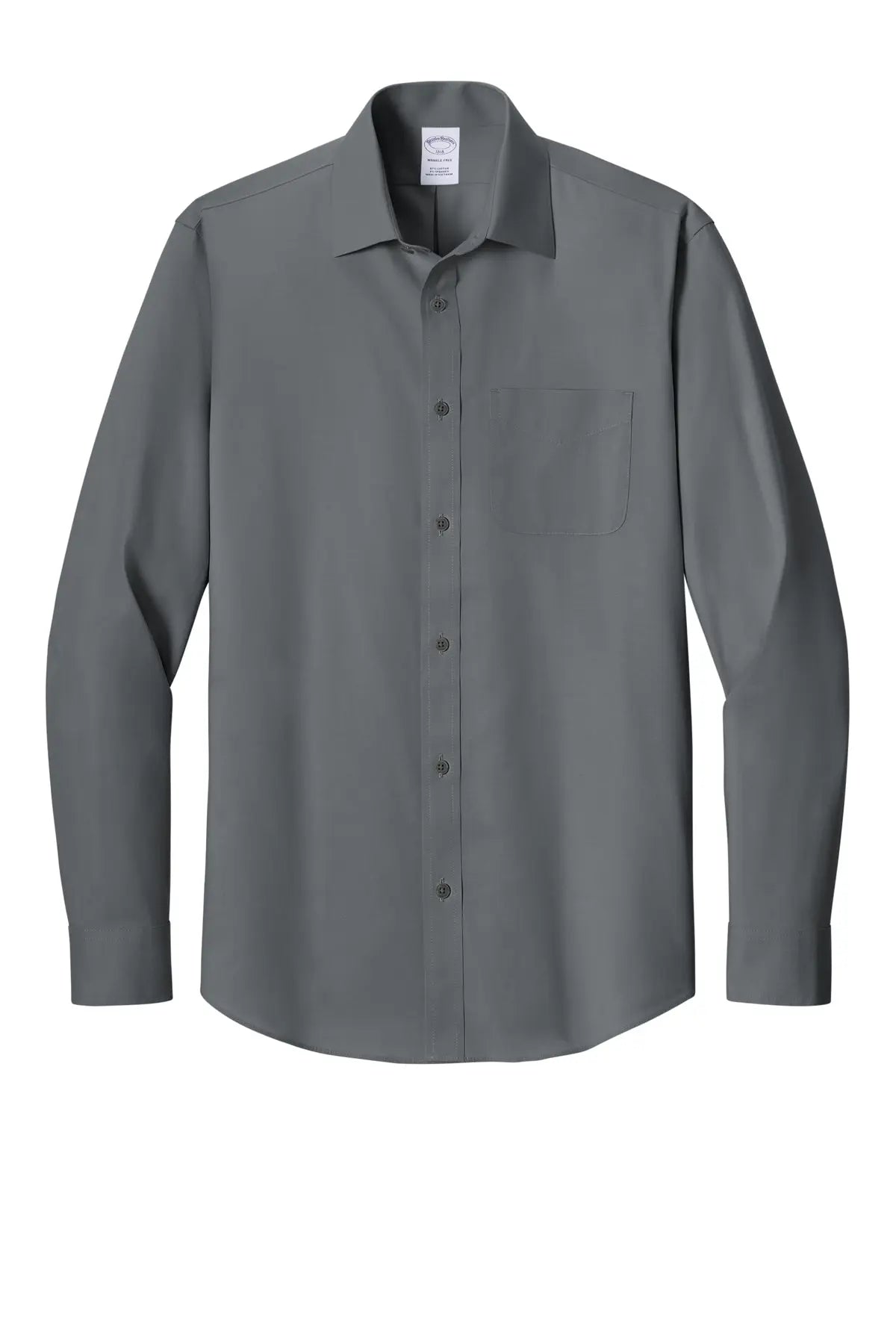 Brooks Brothers® Wrinkle-Free Stretch Pinpoint Spread Collar Shirt #BB18012