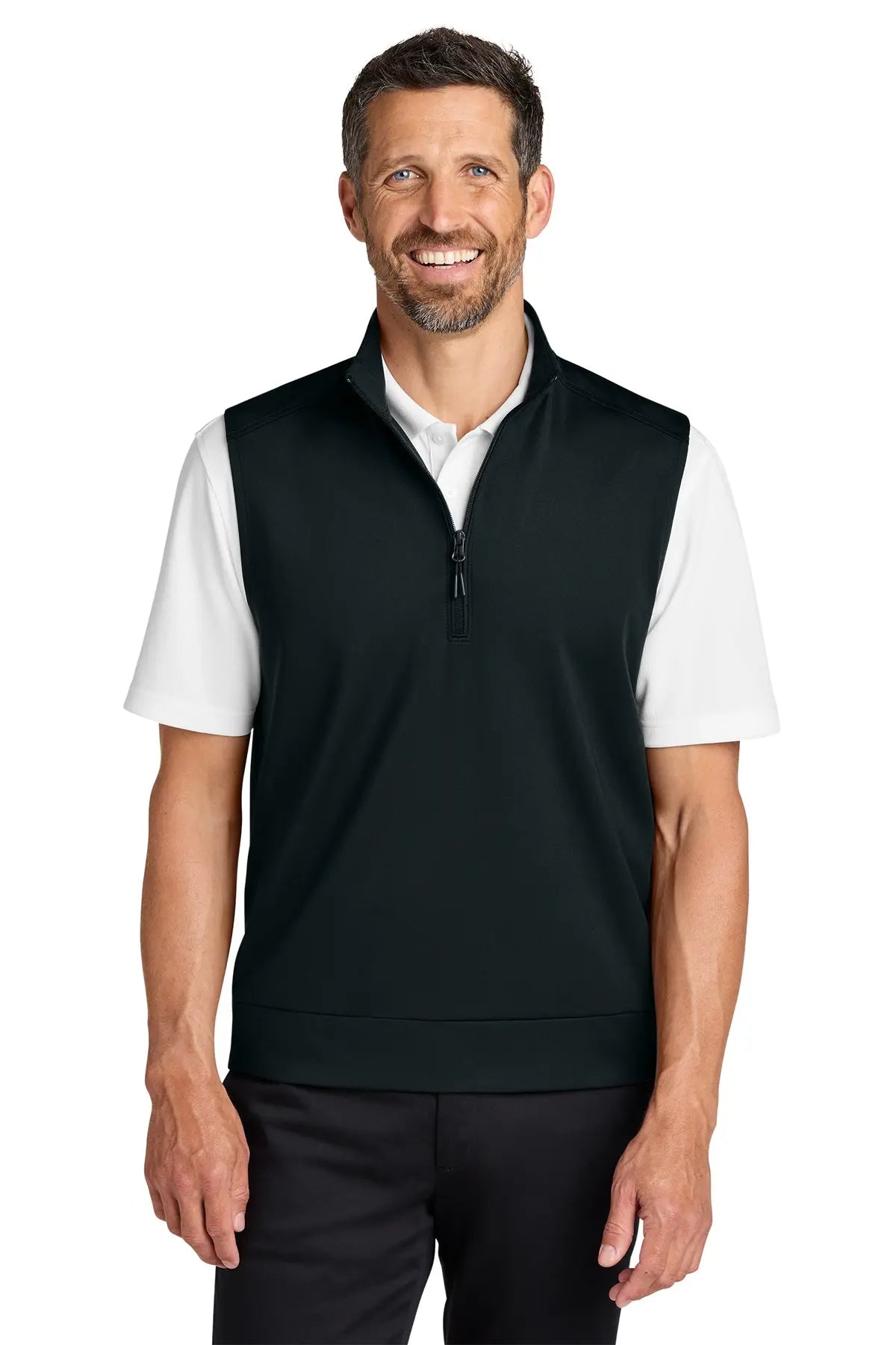 Port Authority® C-FREE® Double Knit 1/4-Zip Vest #K880V Game Over Merch