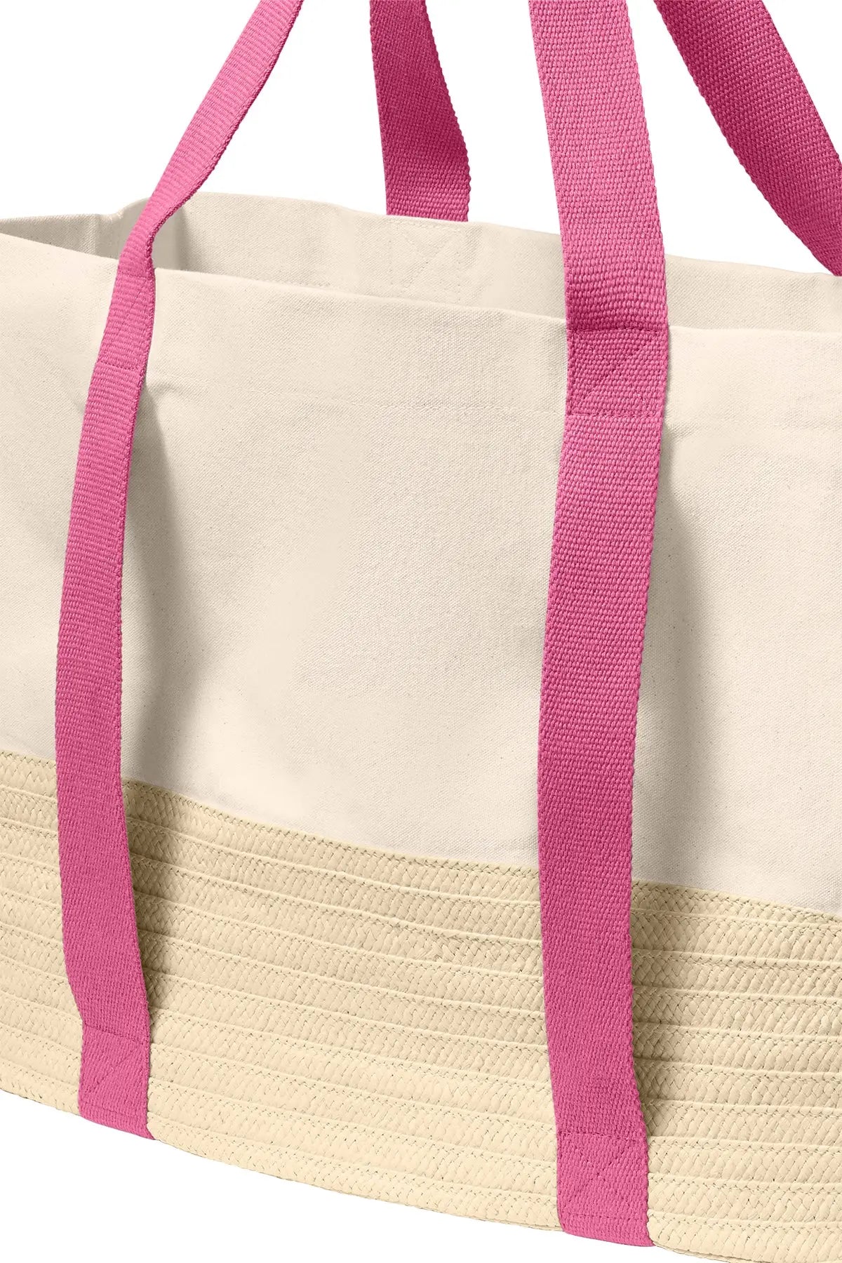 Port Authority® Straw Market Tote #BG450 Game Over Merch
