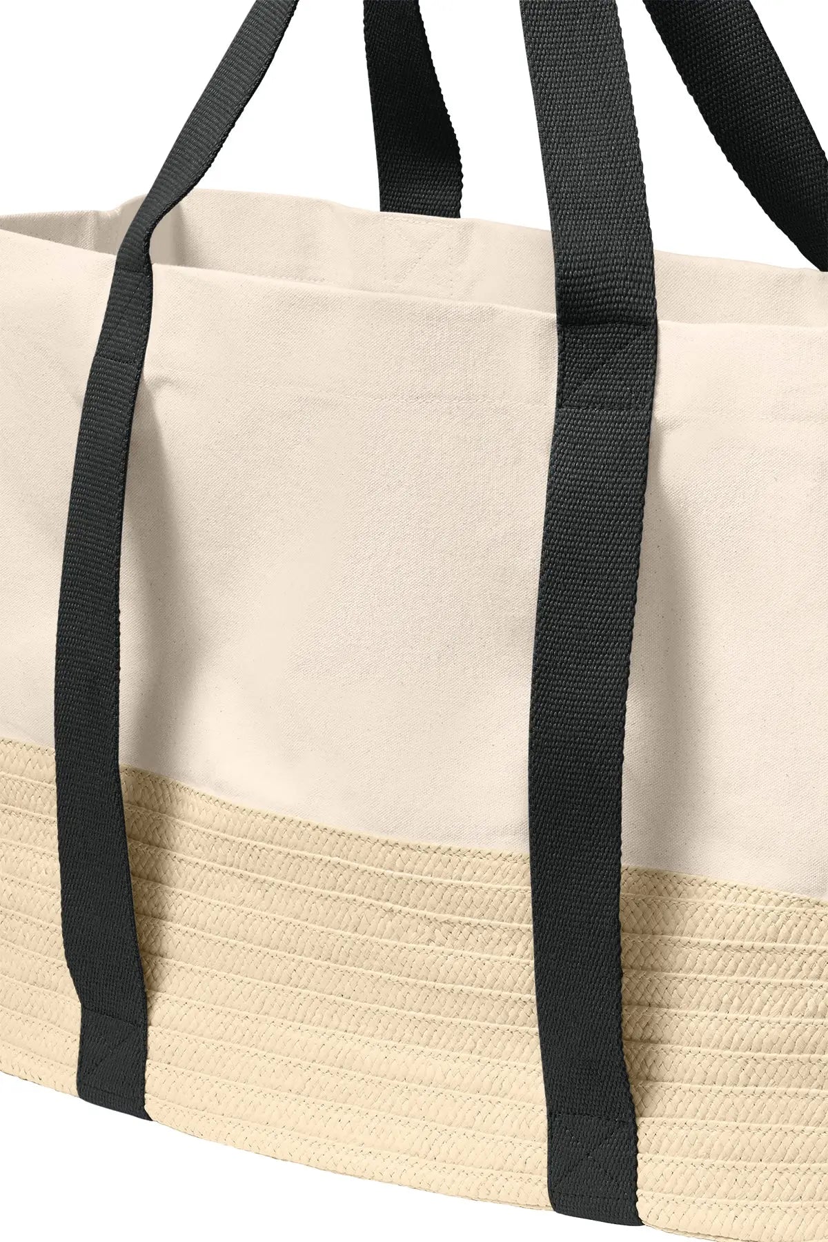 Port Authority® Straw Market Tote #BG450 Game Over Merch