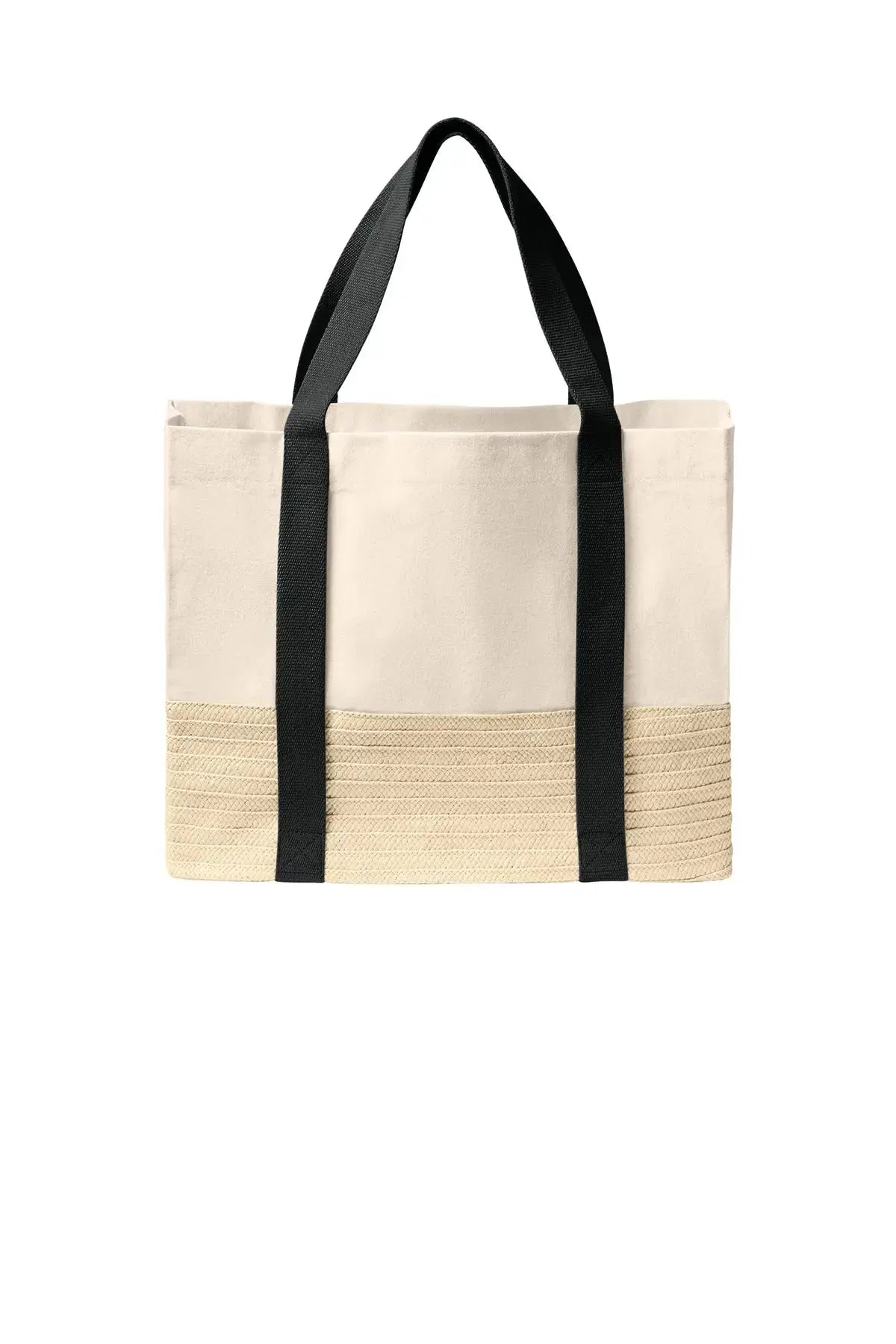 Port Authority® Straw Market Tote #BG450 Game Over Merch