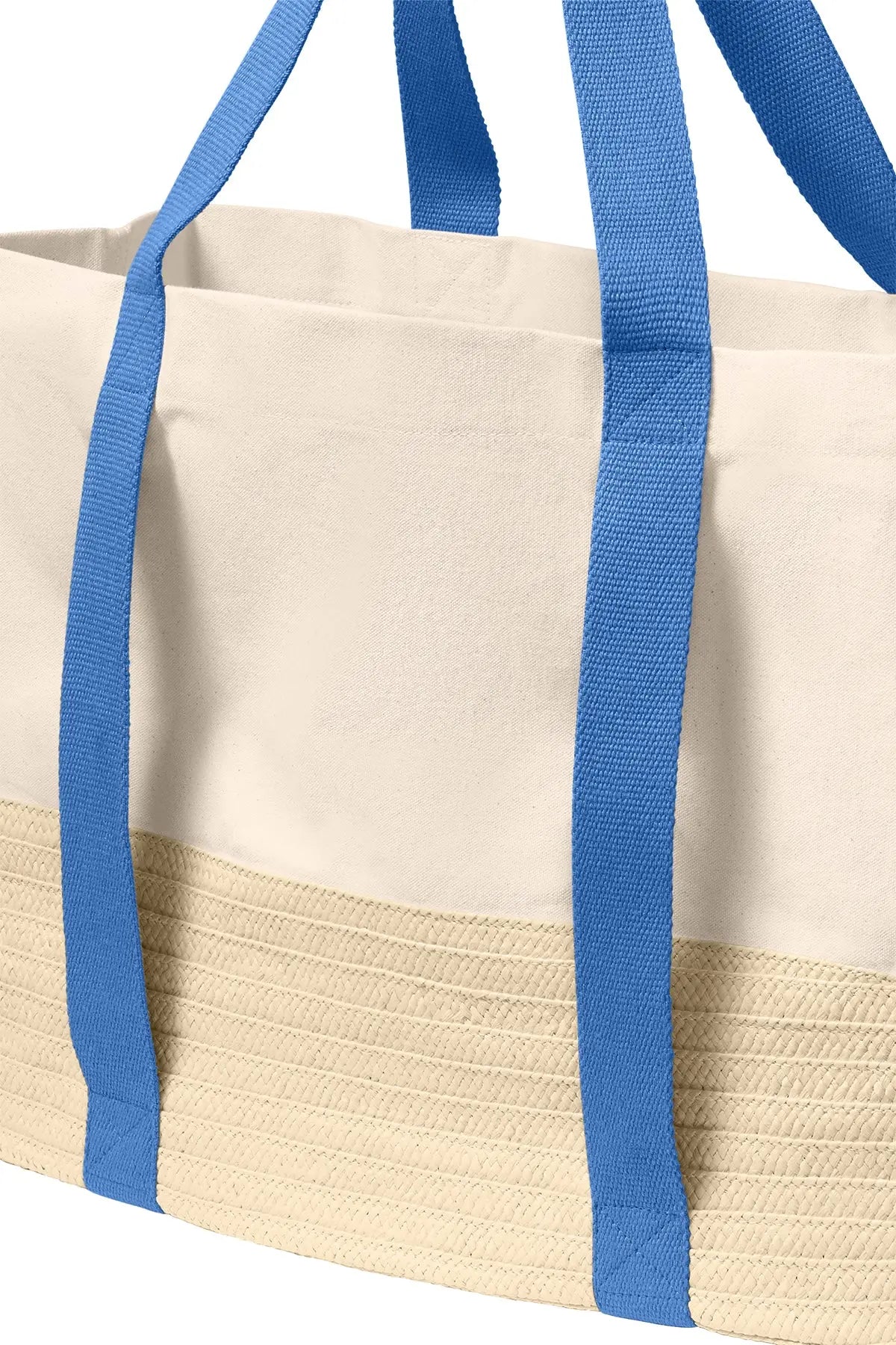 Port Authority® Straw Market Tote #BG450 Game Over Merch