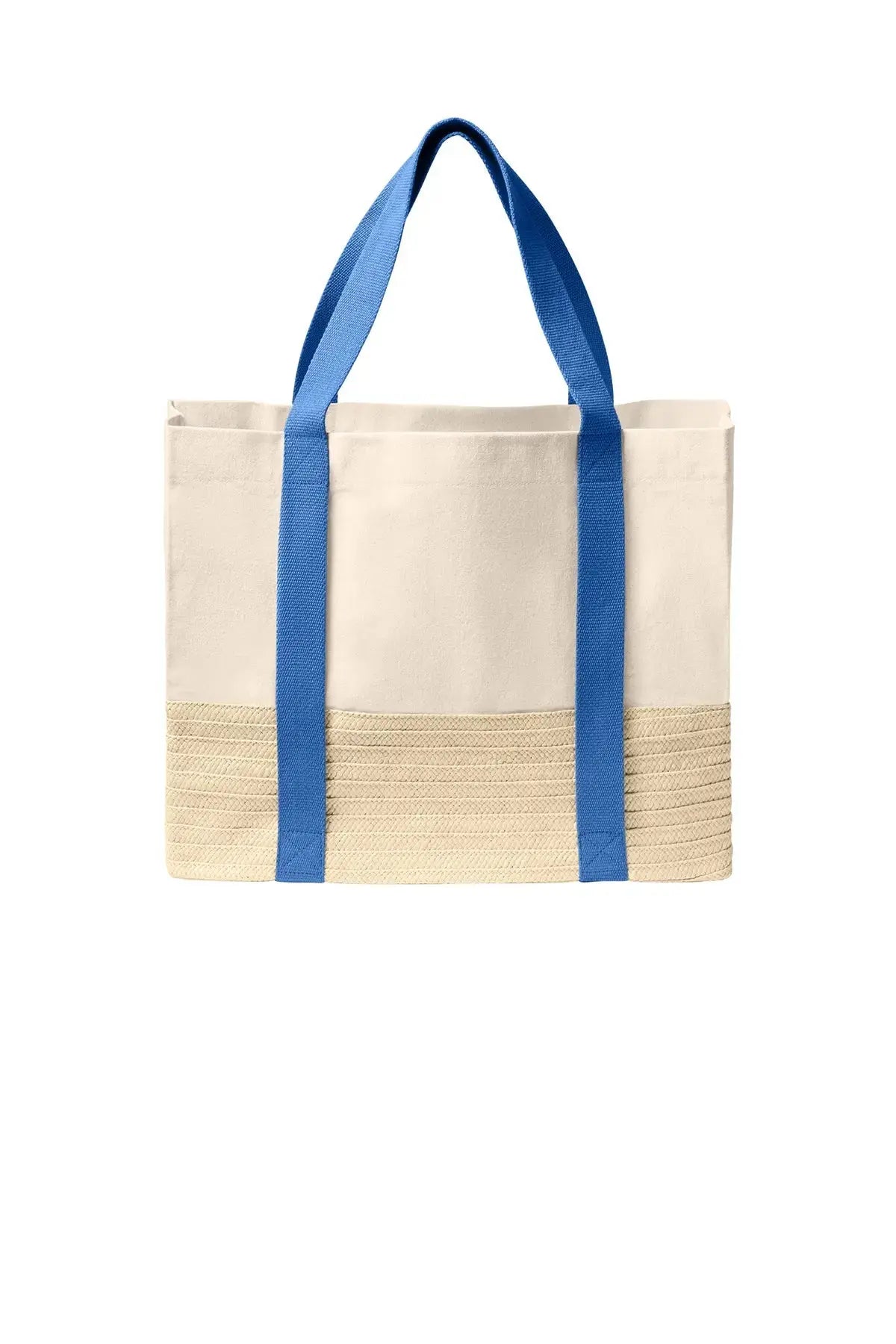 Port Authority® Straw Market Tote #BG450 Game Over Merch