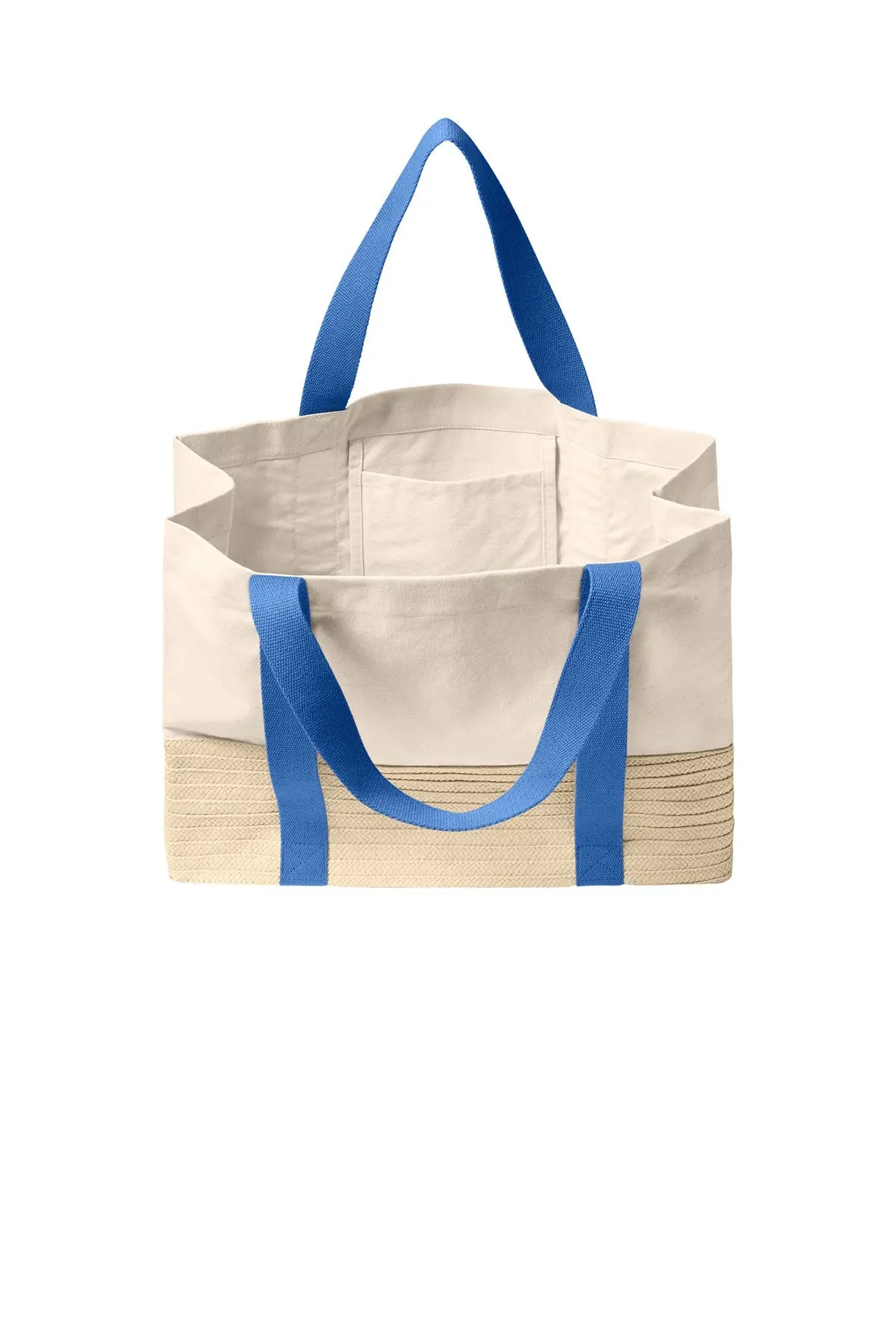 Port Authority® Straw Market Tote #BG450 Game Over Merch