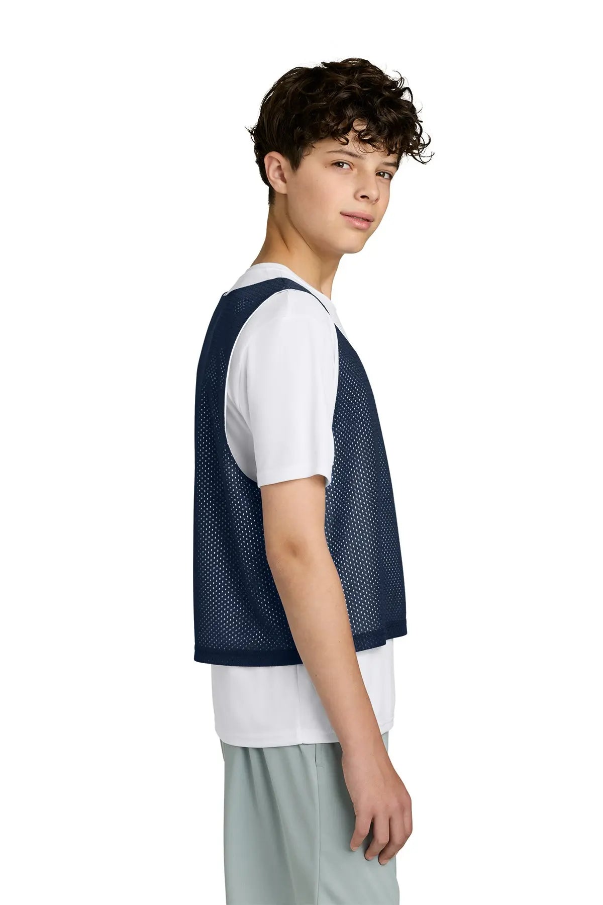 Sport-Tek® Youth Lacrosse Reversible Pinnie #YST512 Game Over Merch