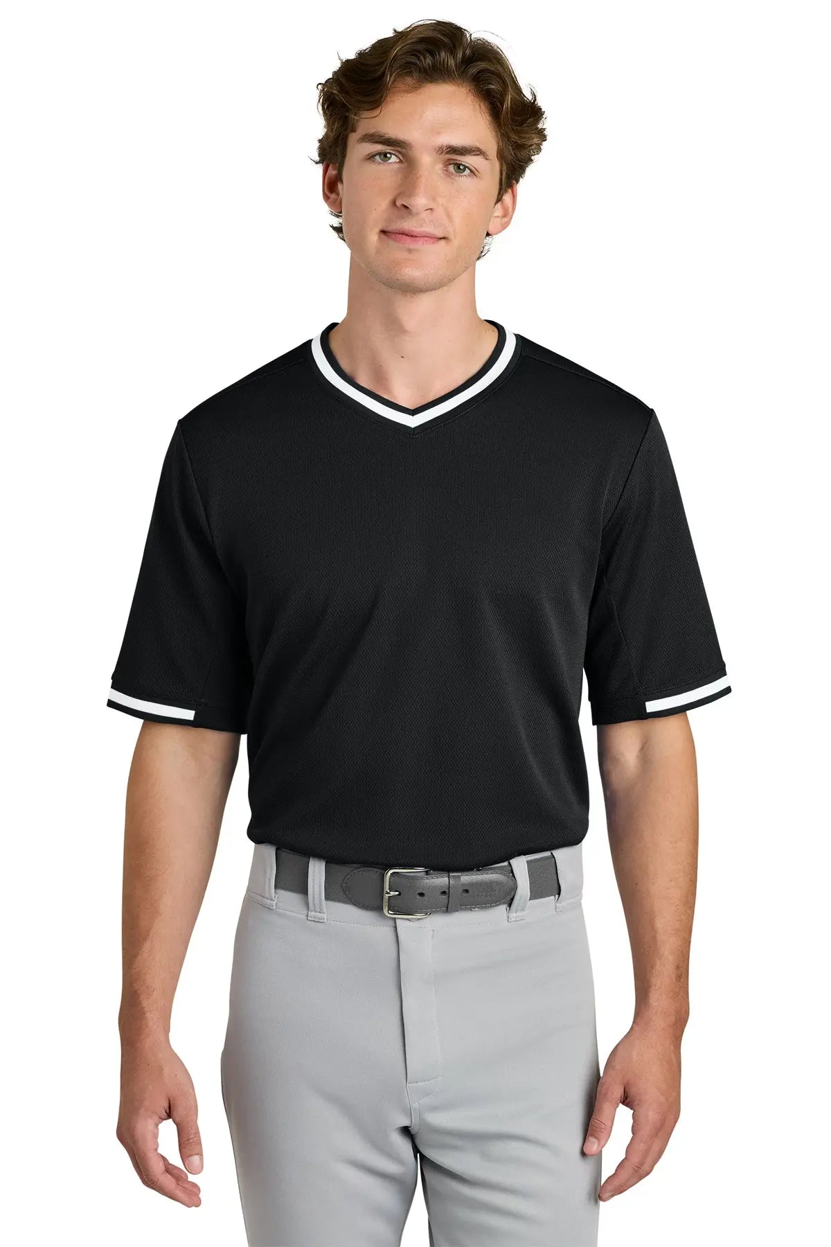 Sport-Tek® Tough Mesh V-Neck Baseball Jersey #ST221