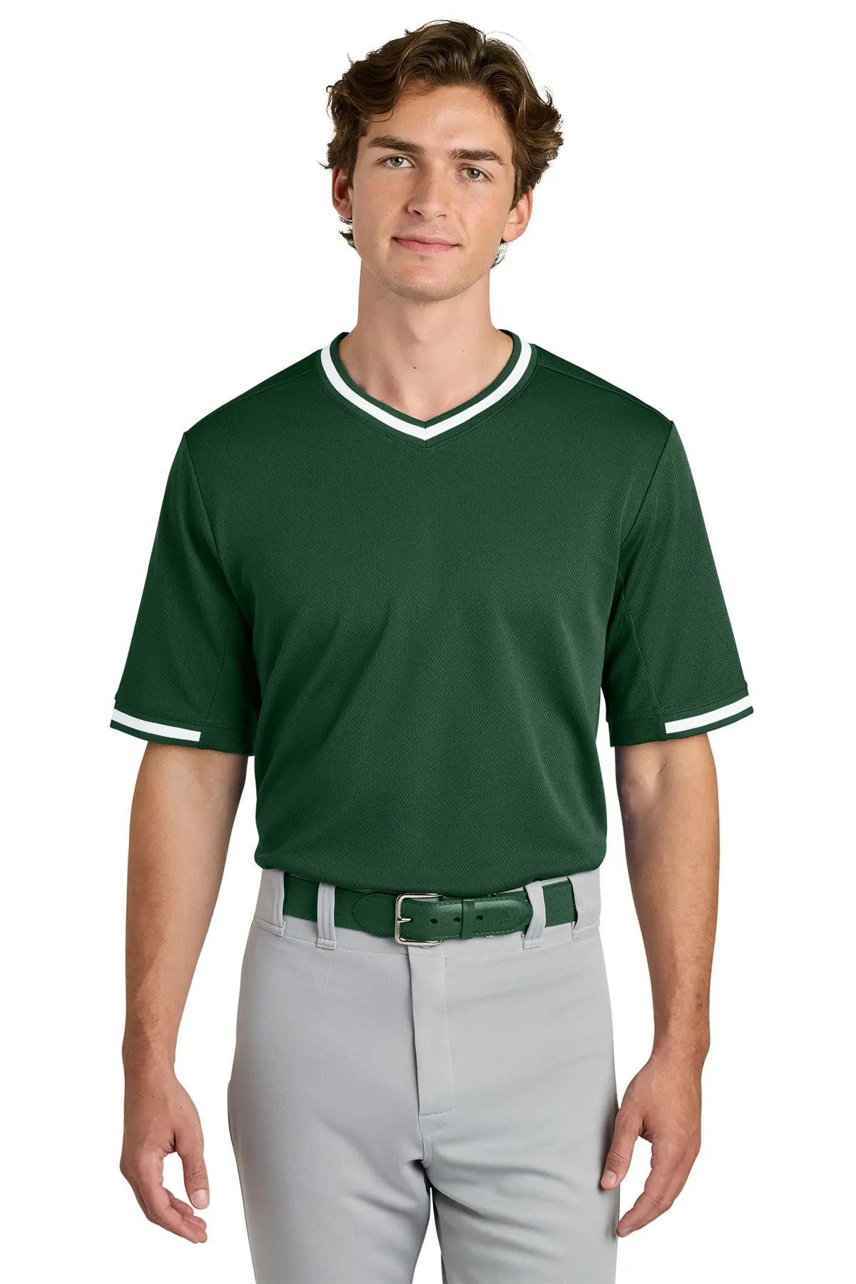 Sport-Tek® Tough Mesh V-Neck Baseball Jersey #ST221