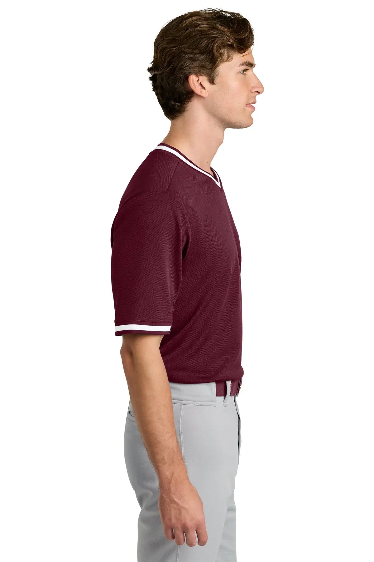 Sport-Tek® Tough Mesh V-Neck Baseball Jersey #ST221