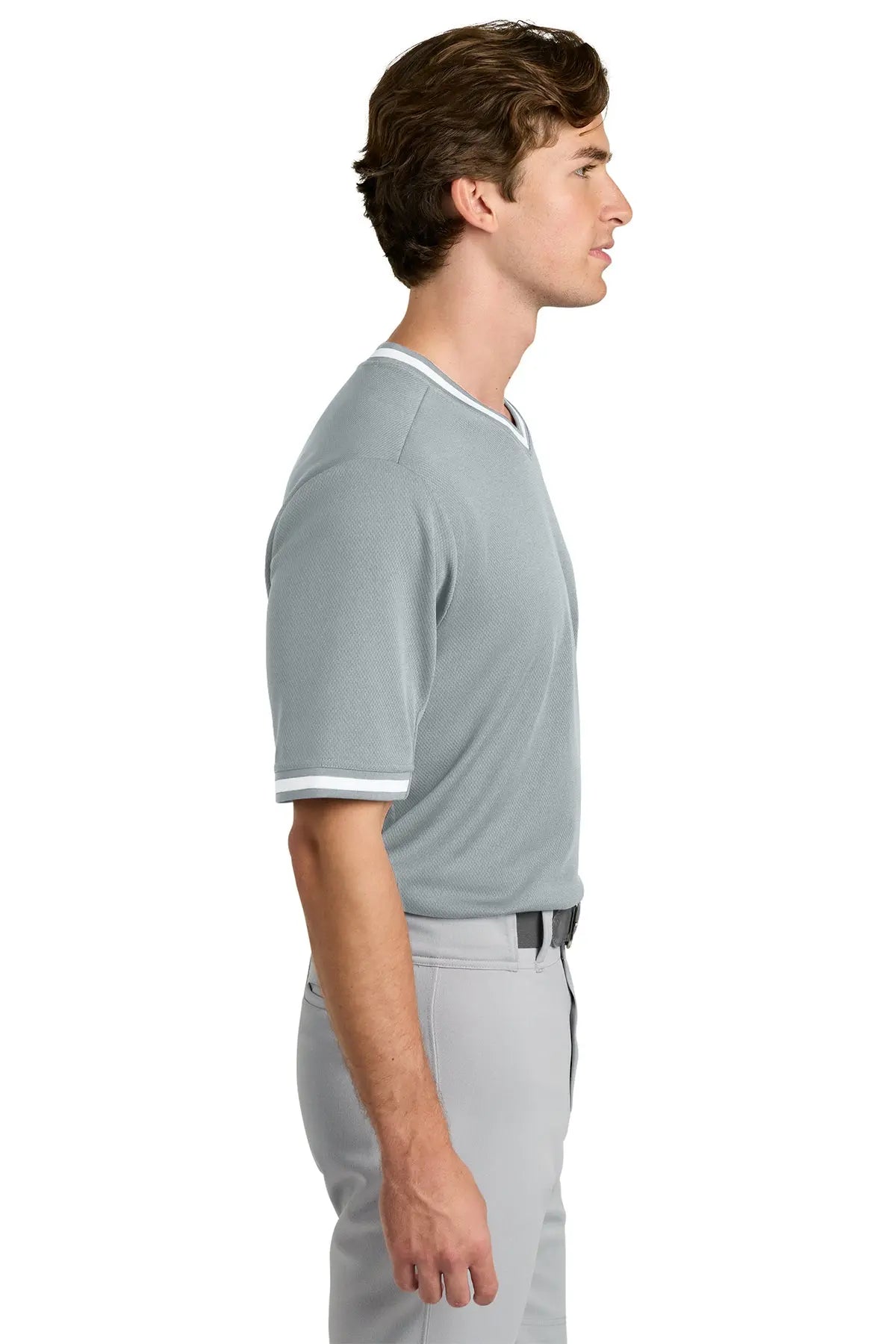 Sport-Tek® Tough Mesh V-Neck Baseball Jersey #ST221