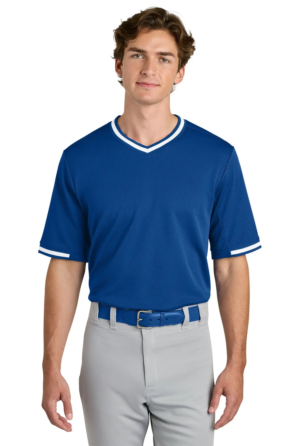 Sport-Tek® Tough Mesh V-Neck Baseball Jersey #ST221
