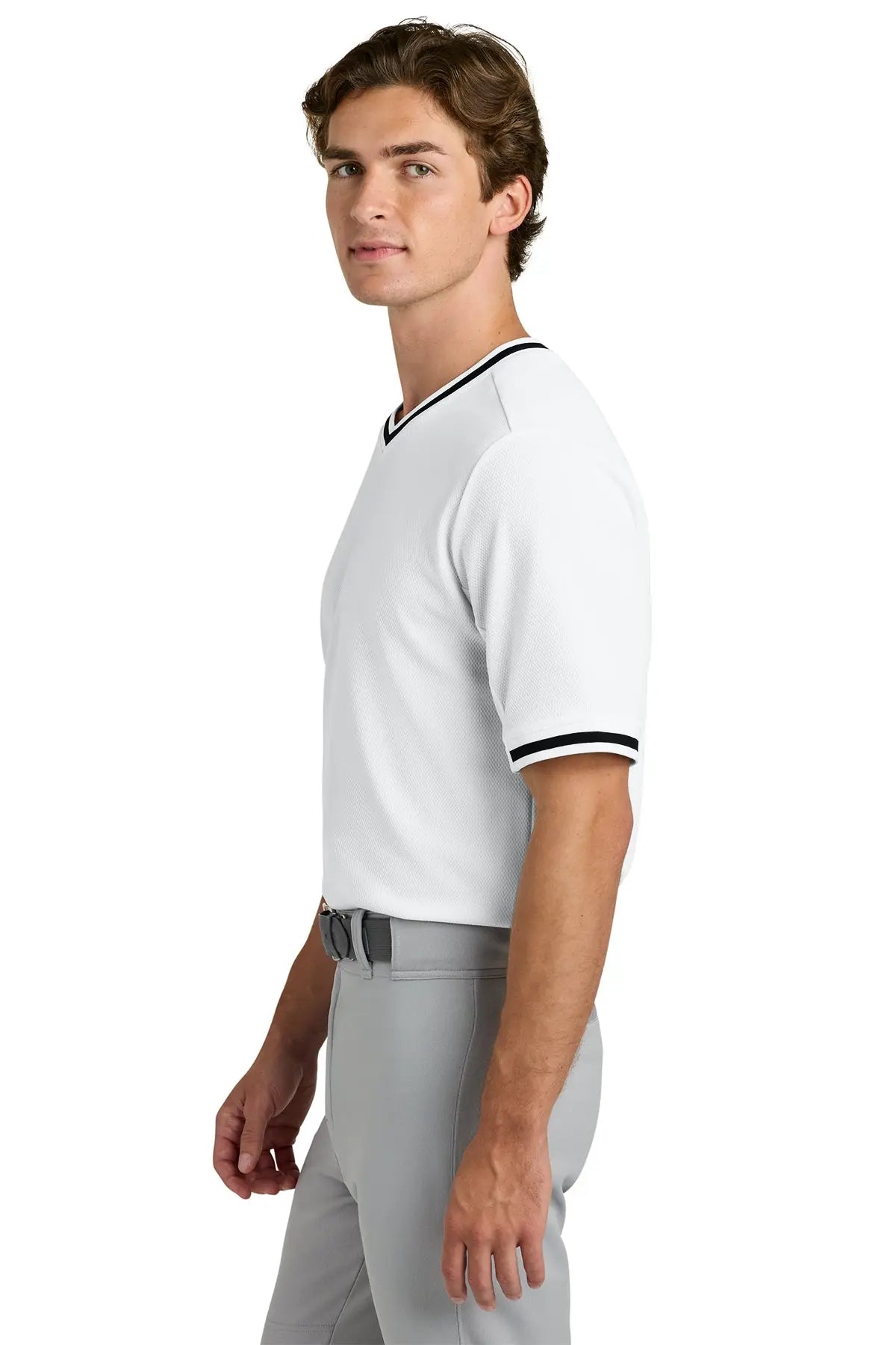 Sport-Tek® Tough Mesh V-Neck Baseball Jersey #ST221
