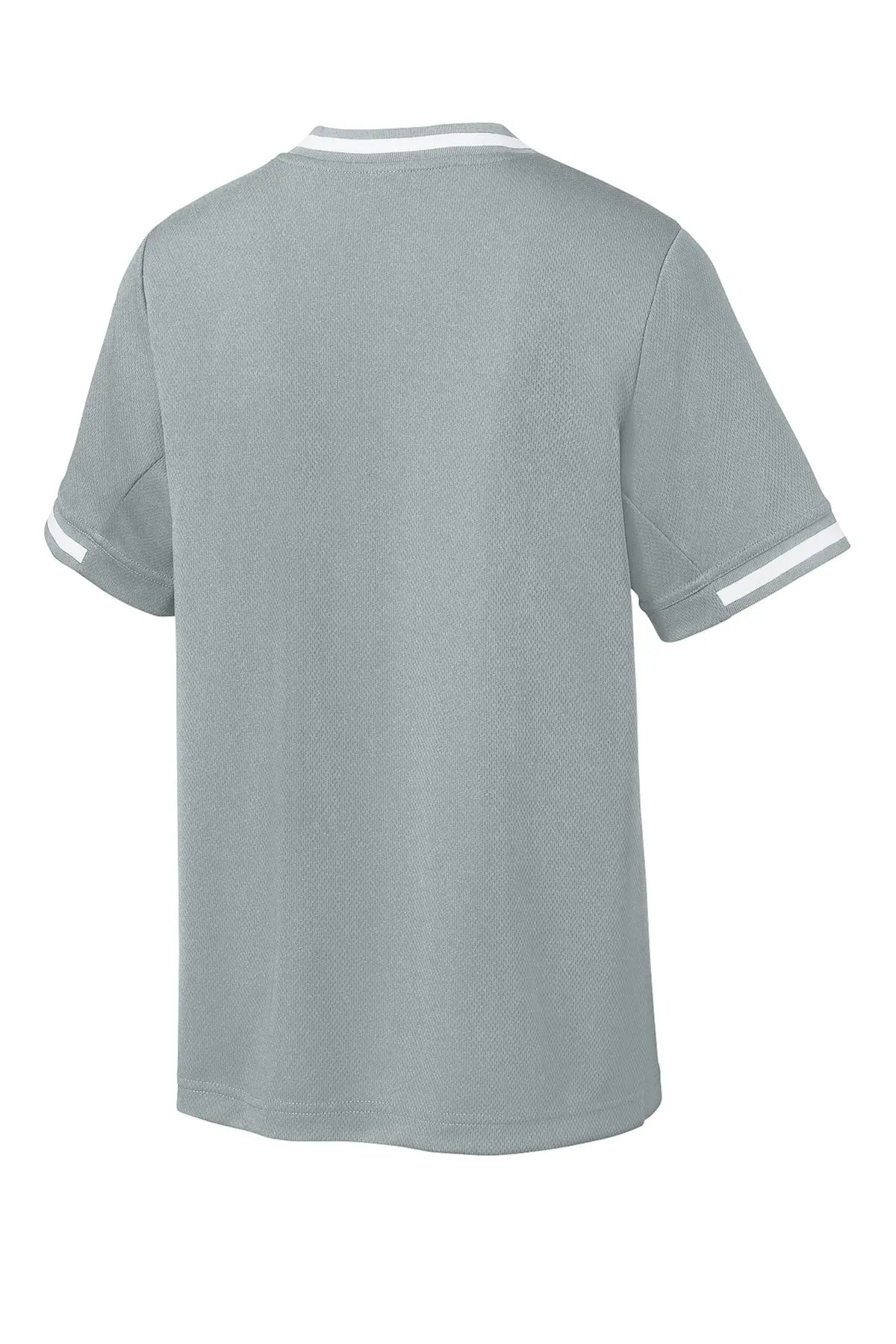 Sport-Tek® Youth Tough Mesh V-Neck Baseball Jersey #YST221