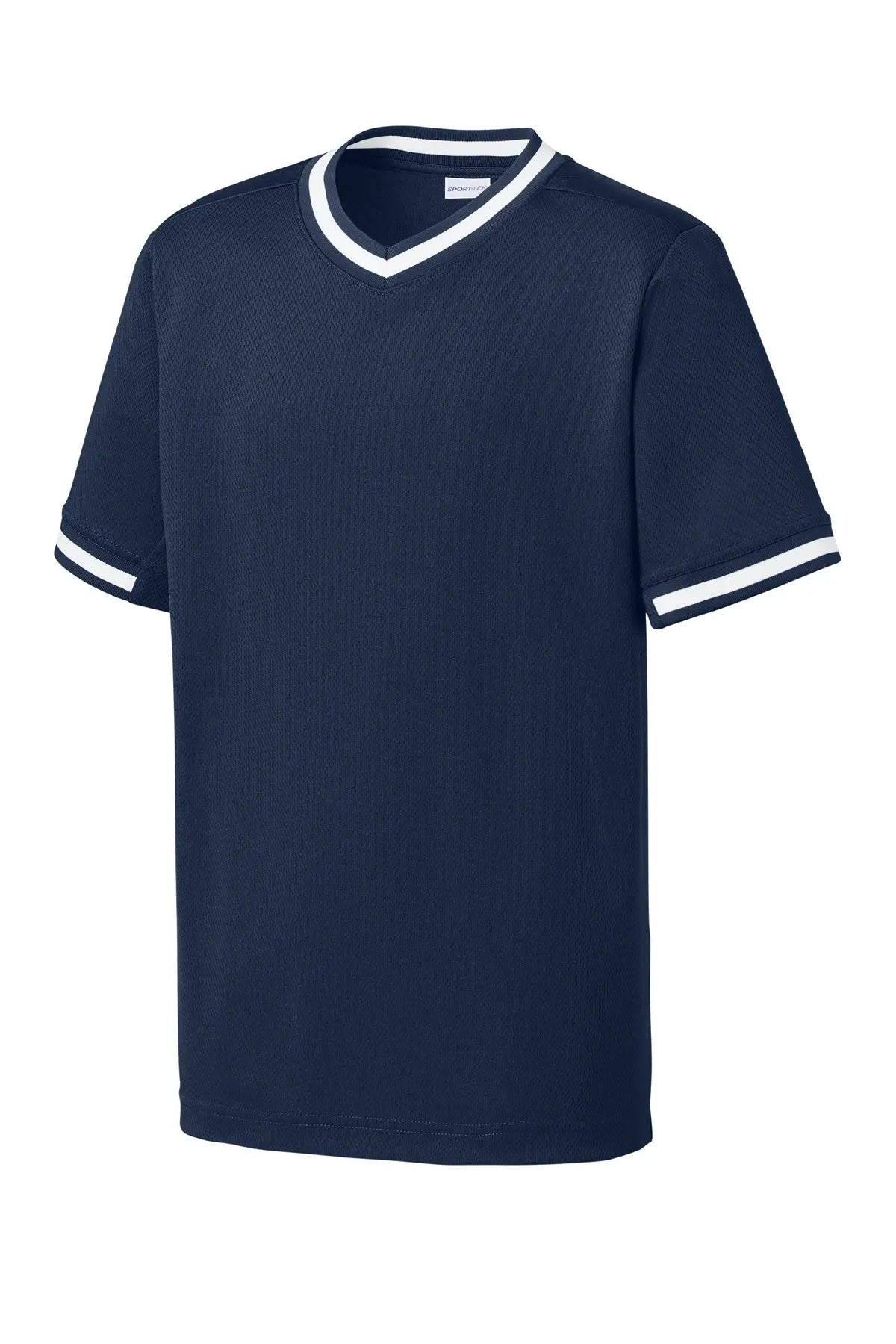 Sport-Tek® Youth Tough Mesh V-Neck Baseball Jersey #YST221