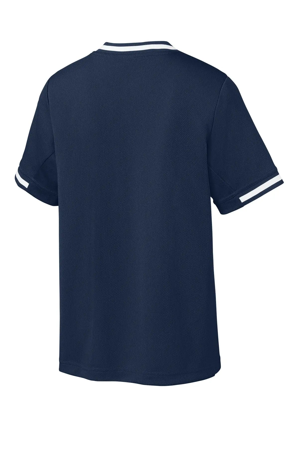 Sport-Tek® Youth Tough Mesh V-Neck Baseball Jersey #YST221