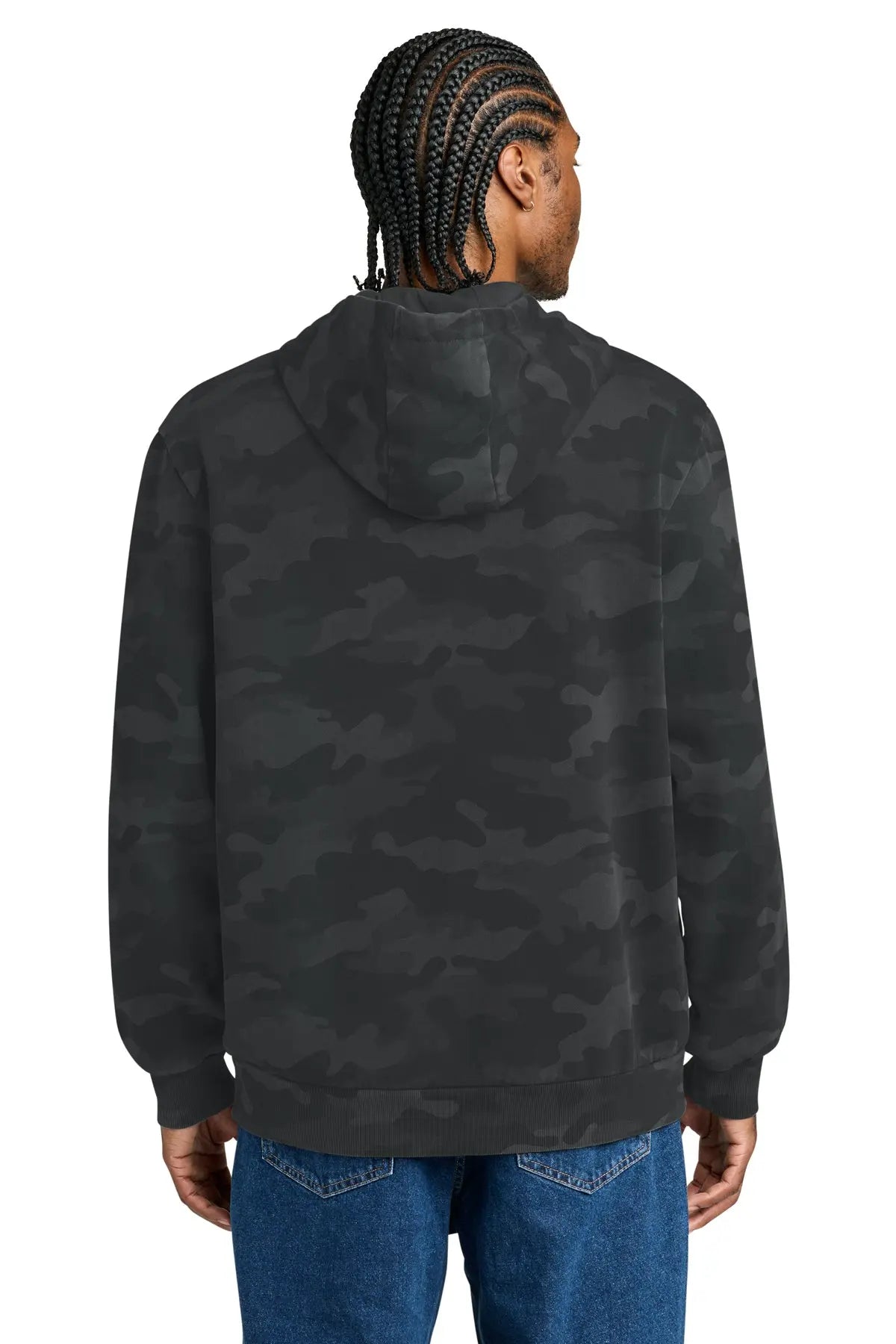 District Wash™ Camo Fleece Hoodie #DT2200C