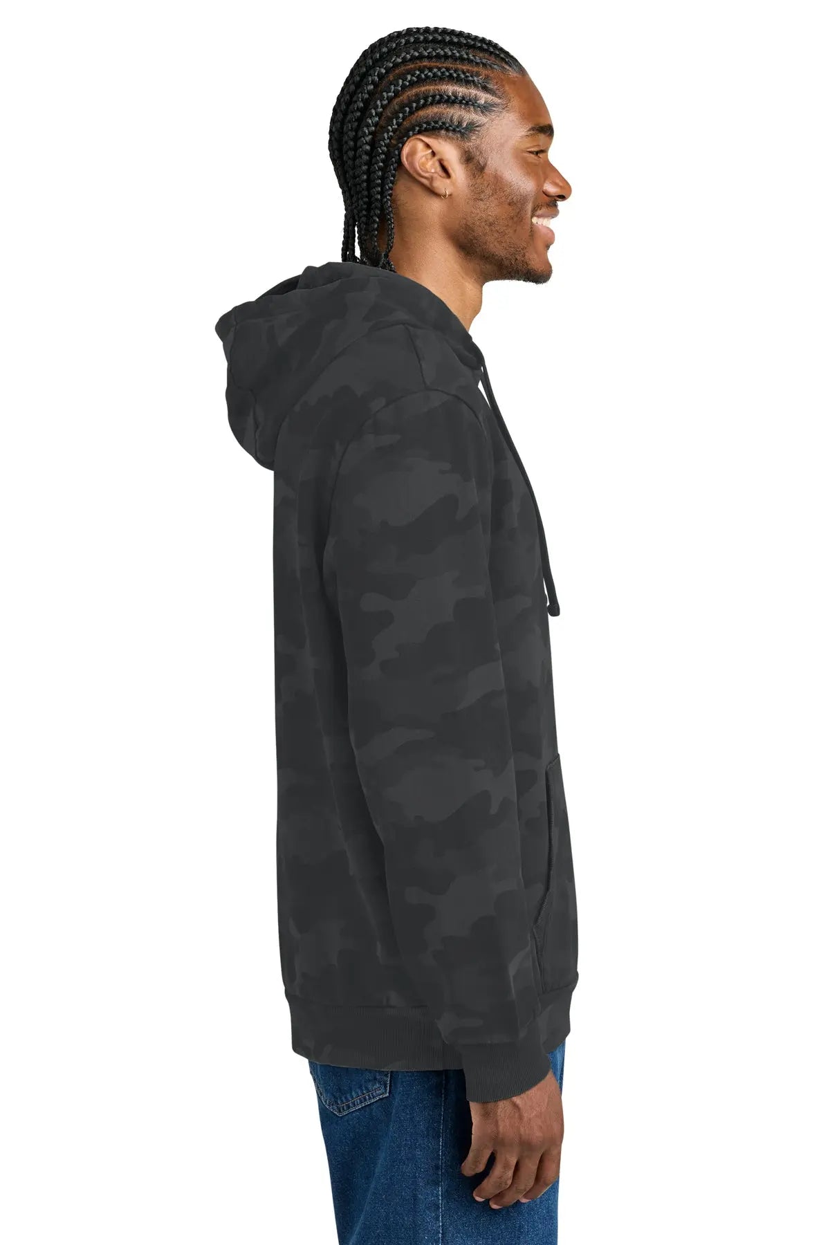 District Wash™ Camo Fleece Hoodie #DT2200C
