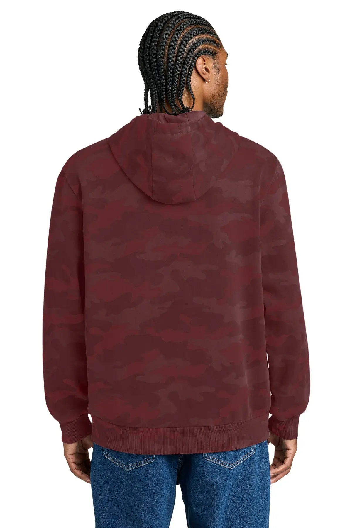 District Wash™ Camo Fleece Hoodie #DT2200C