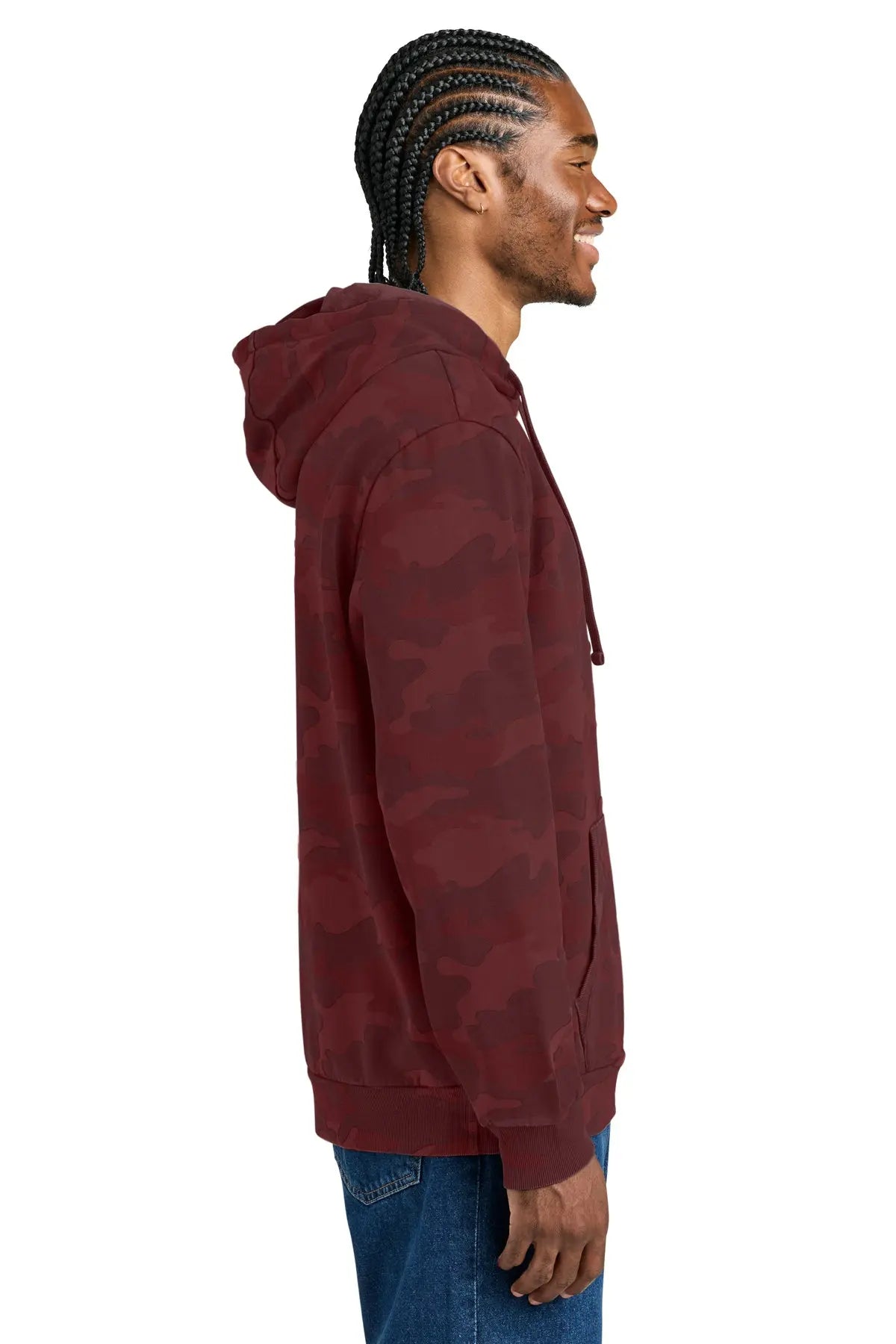 District Wash™ Camo Fleece Hoodie #DT2200C