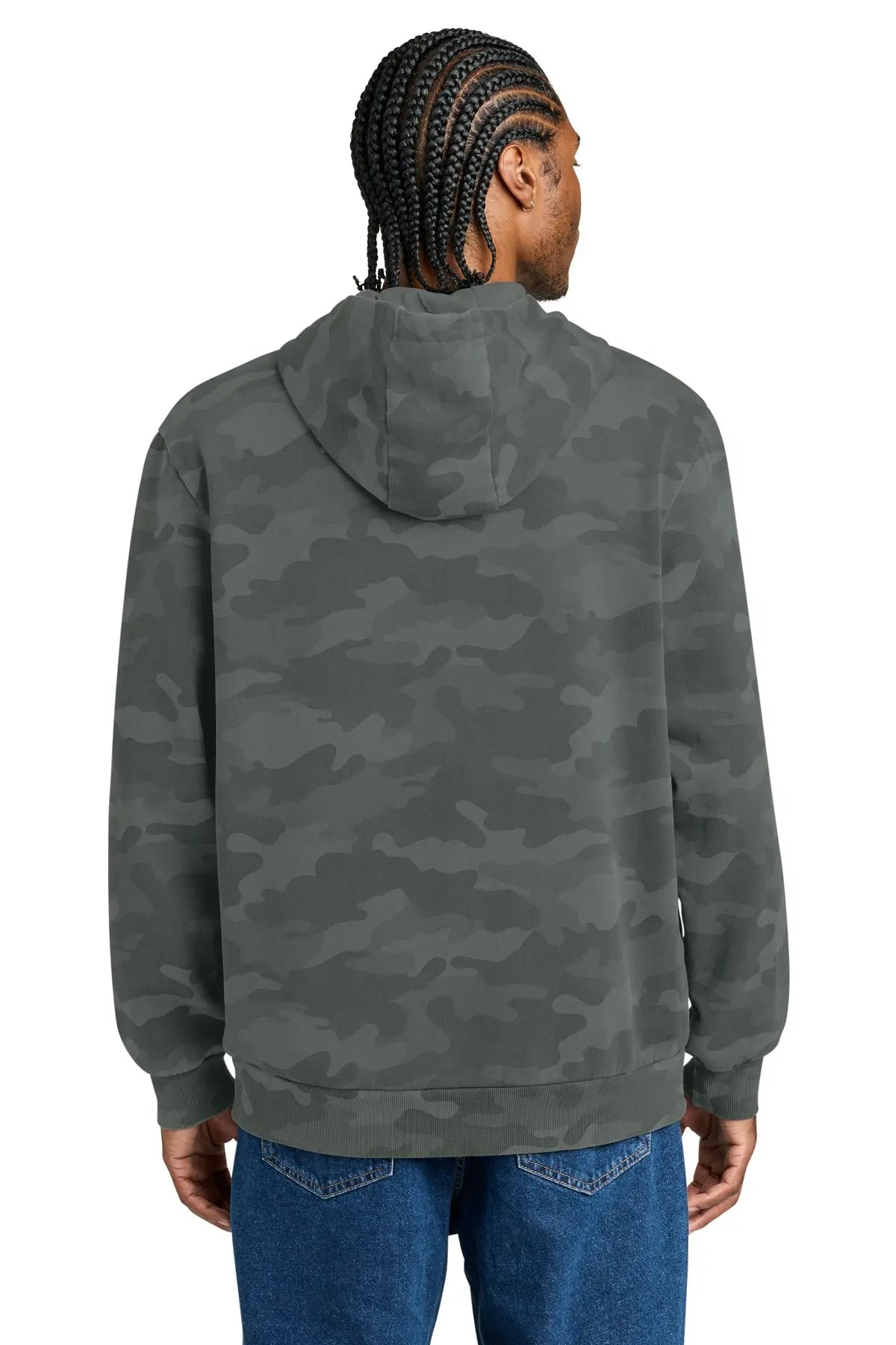 District Wash™ Camo Fleece Hoodie #DT2200C