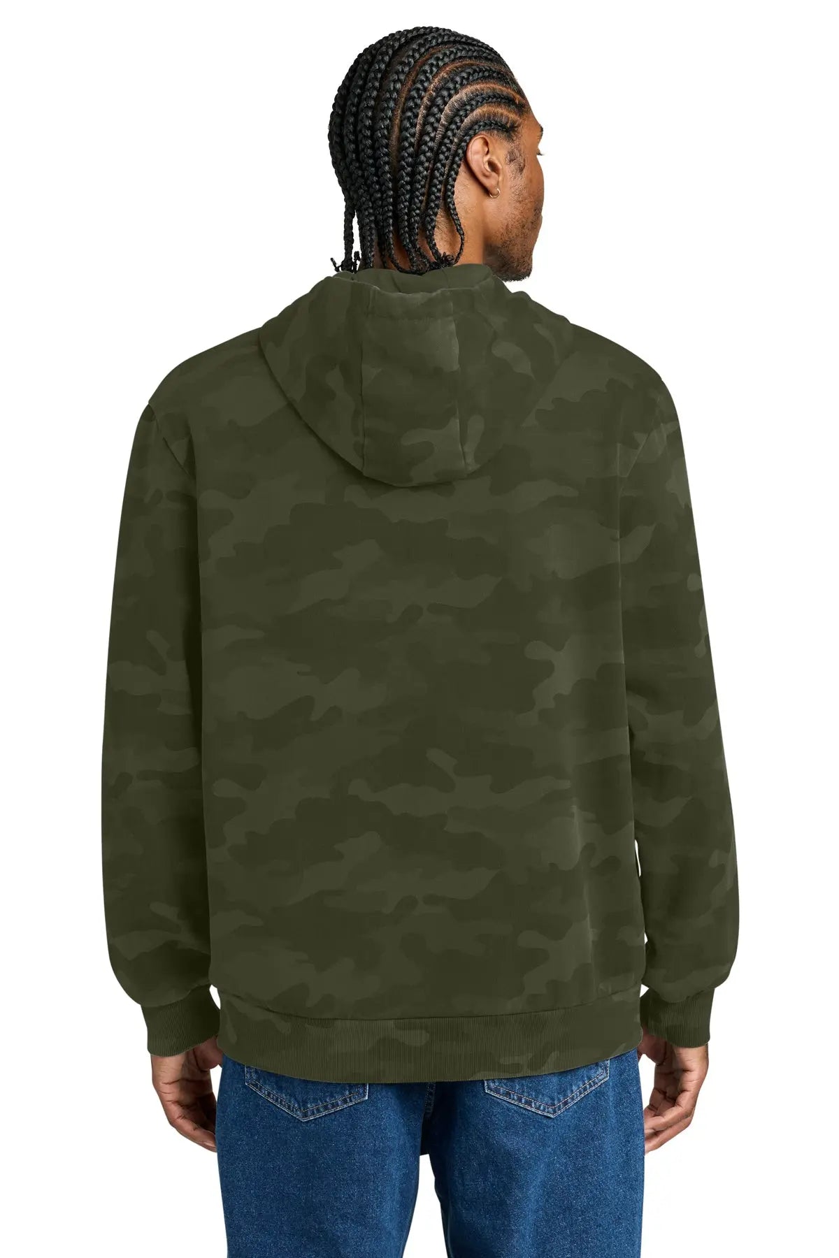 District Wash™ Camo Fleece Hoodie #DT2200C
