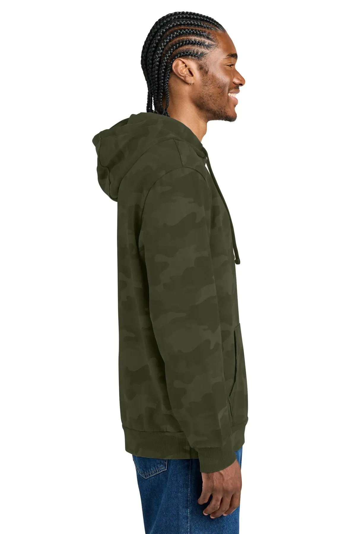 District Wash™ Camo Fleece Hoodie #DT2200C