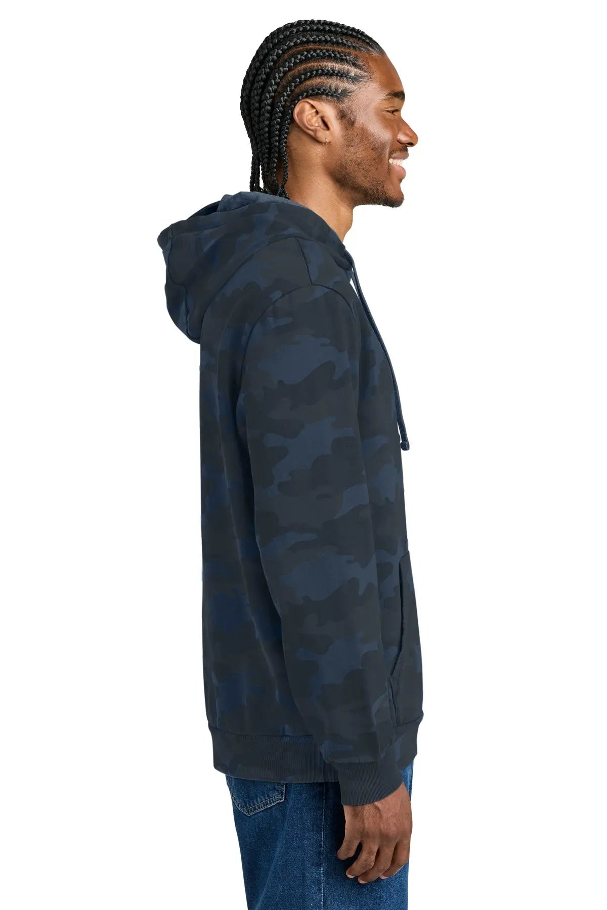 District Wash™ Camo Fleece Hoodie #DT2200C