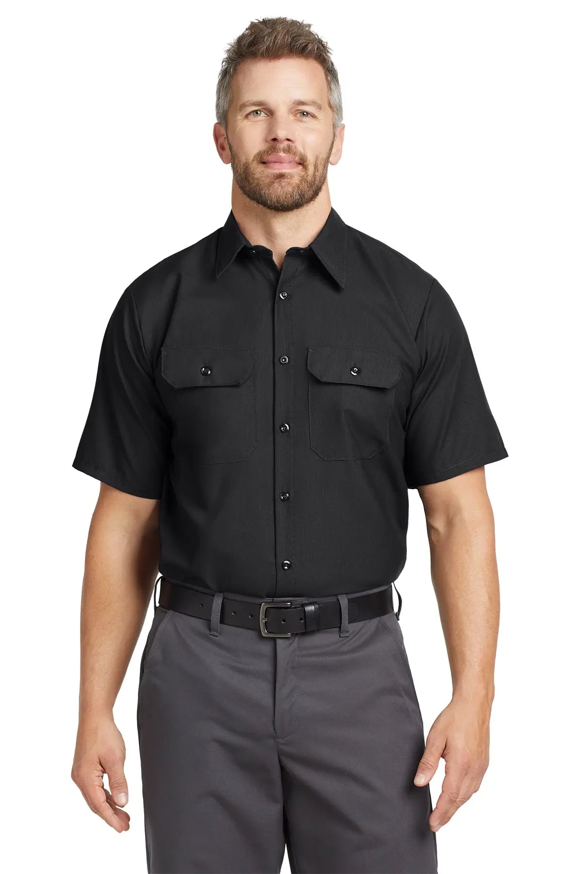 Red Kap® Short Sleeve Solid Ripstop Shirt #SY60